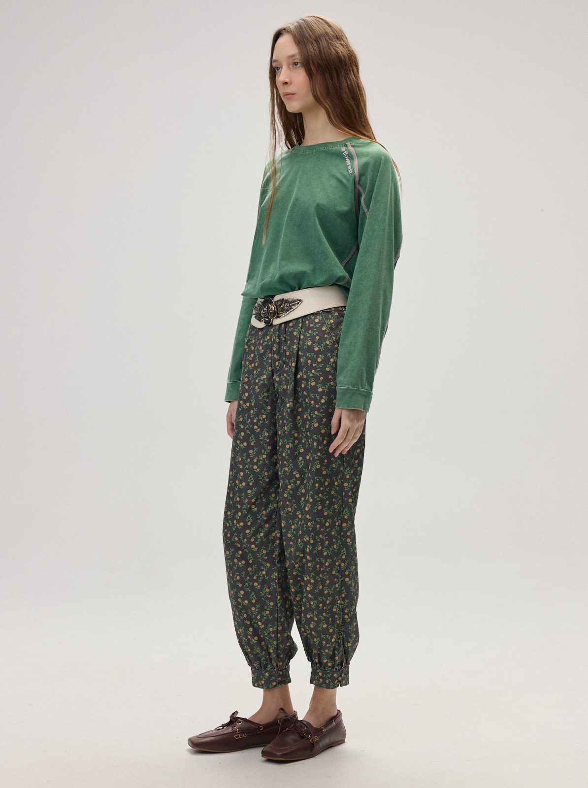 pantalón parudo flowers