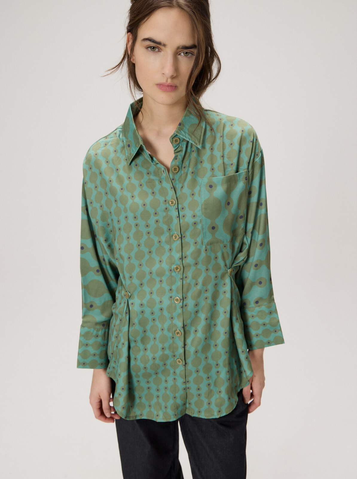 camisa tampada