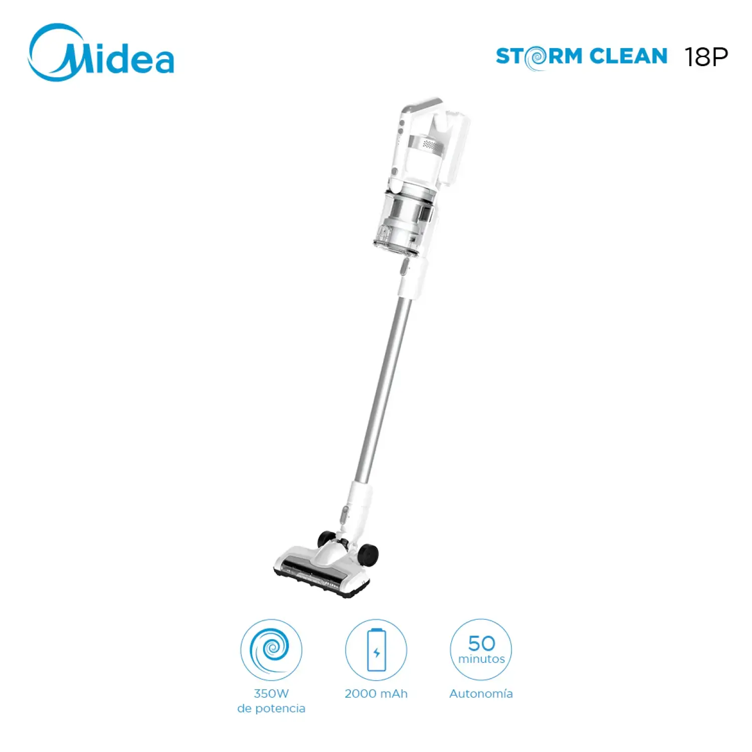 Aspiradora escoba Midea 2 en 1 inalámbrica