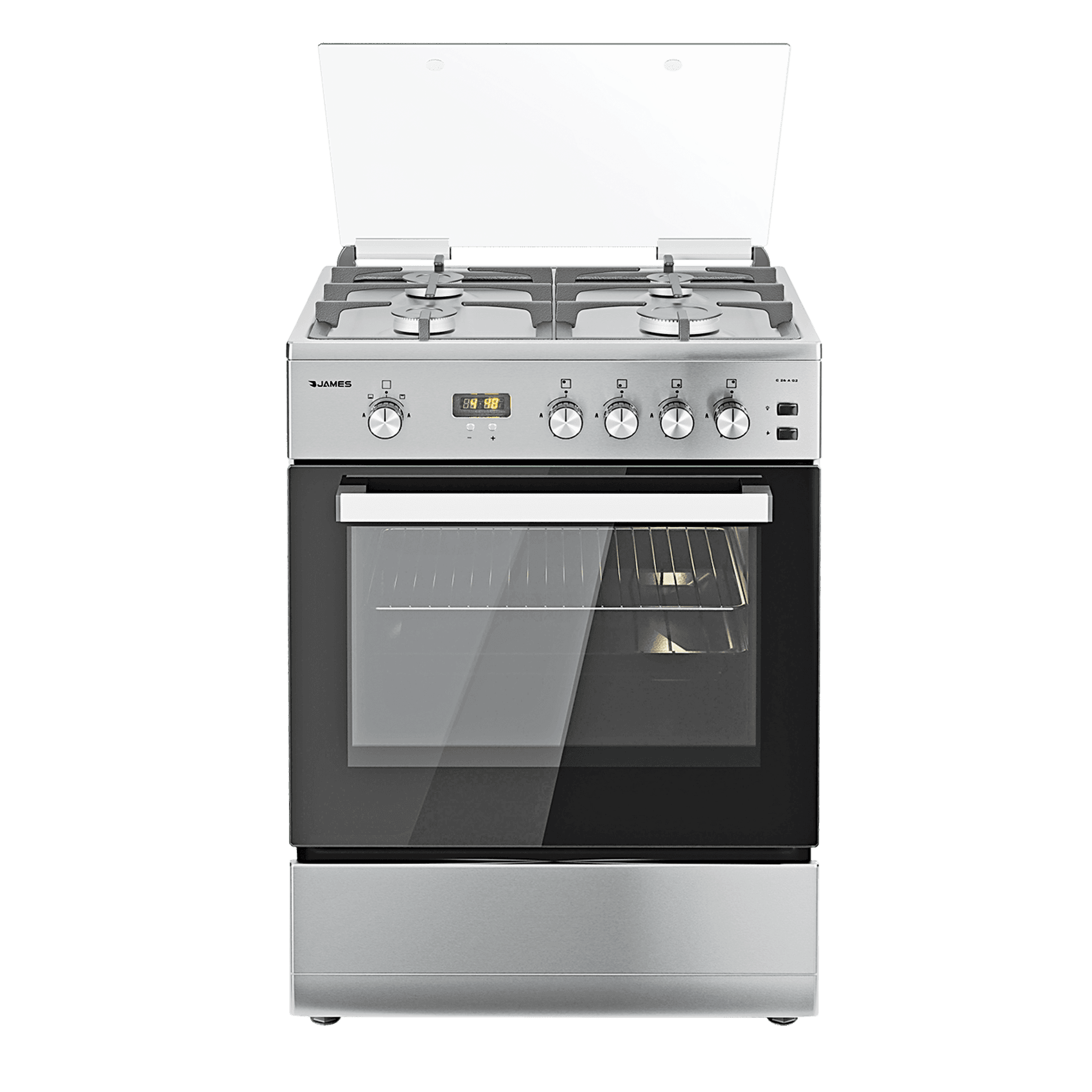 Cocina a gas 4 hornallas James c/ grill a gas