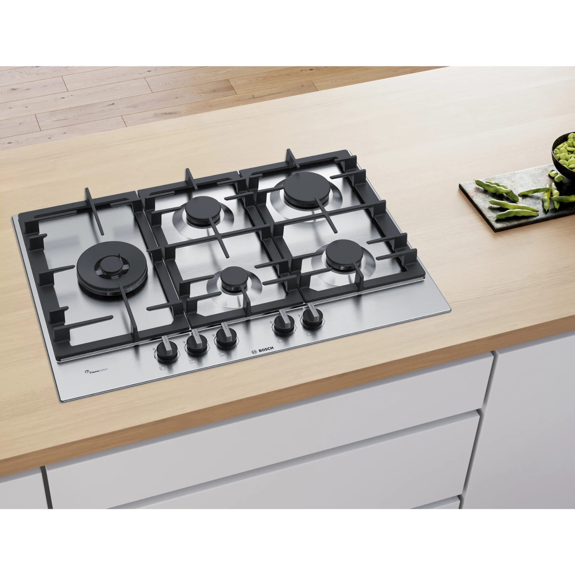 Anafe a gas Bosch 5 hornallas inox