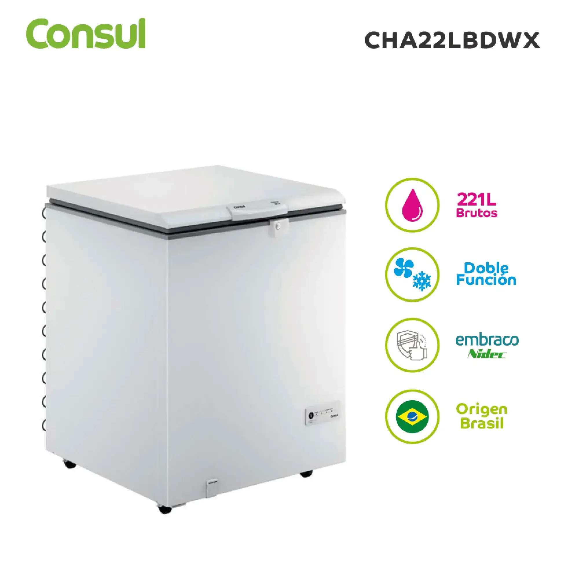 Freezer horizontal Consul 221 Litros
