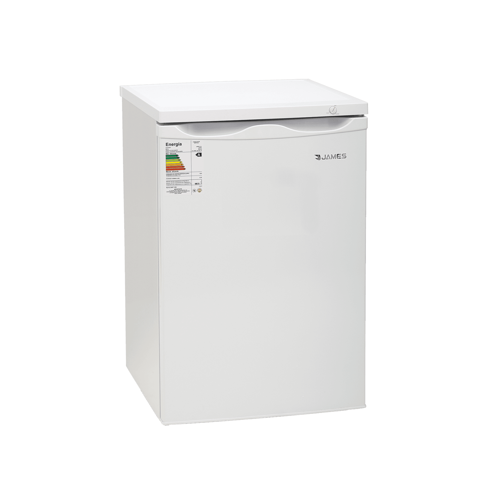 Freezer vertical James 88 litros frío húmedo