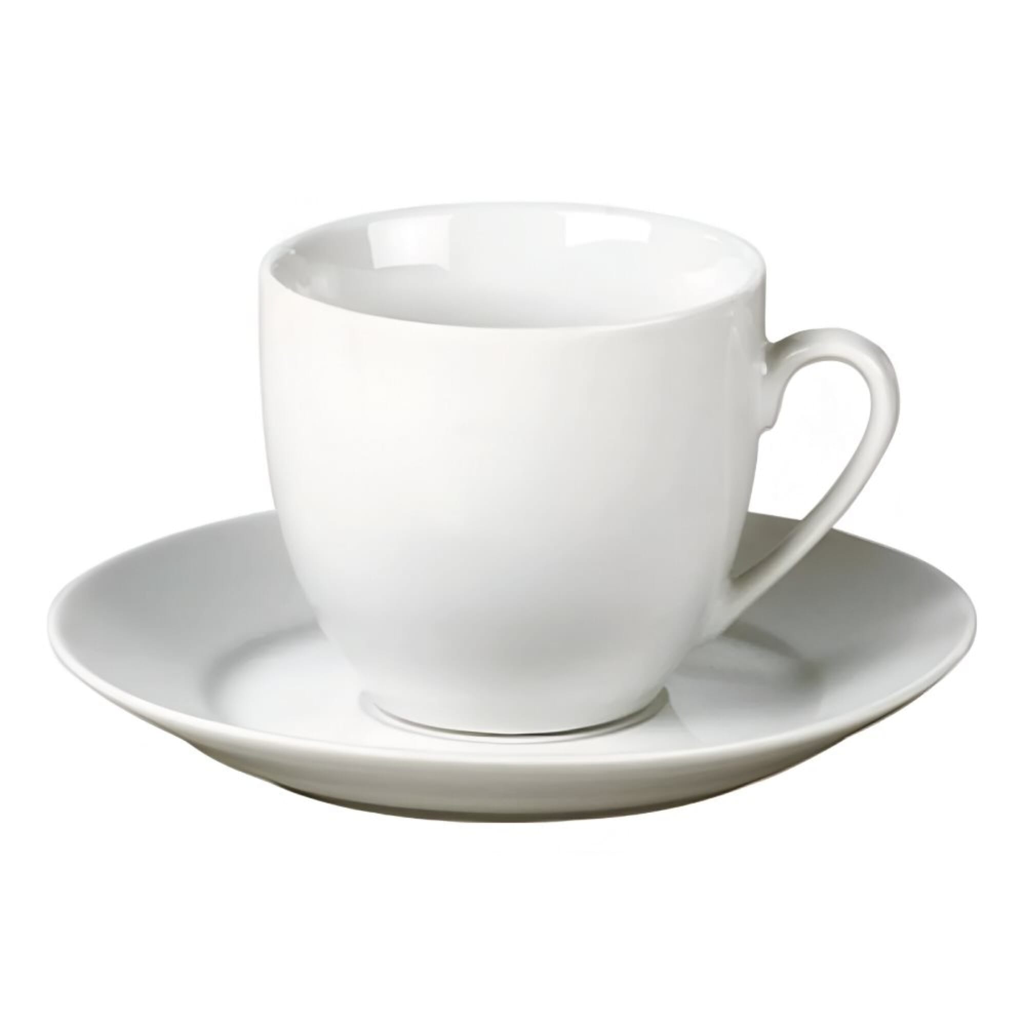 Taza de te 220 ml con plato porcelana SELECTA