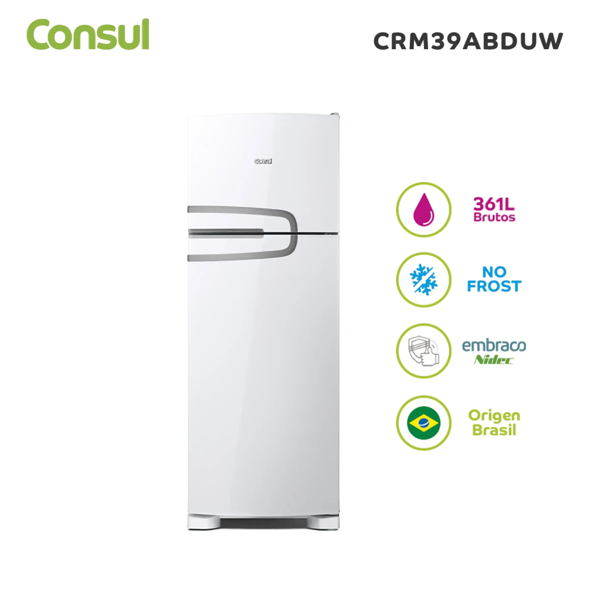 Heladera Consul 361 Litros