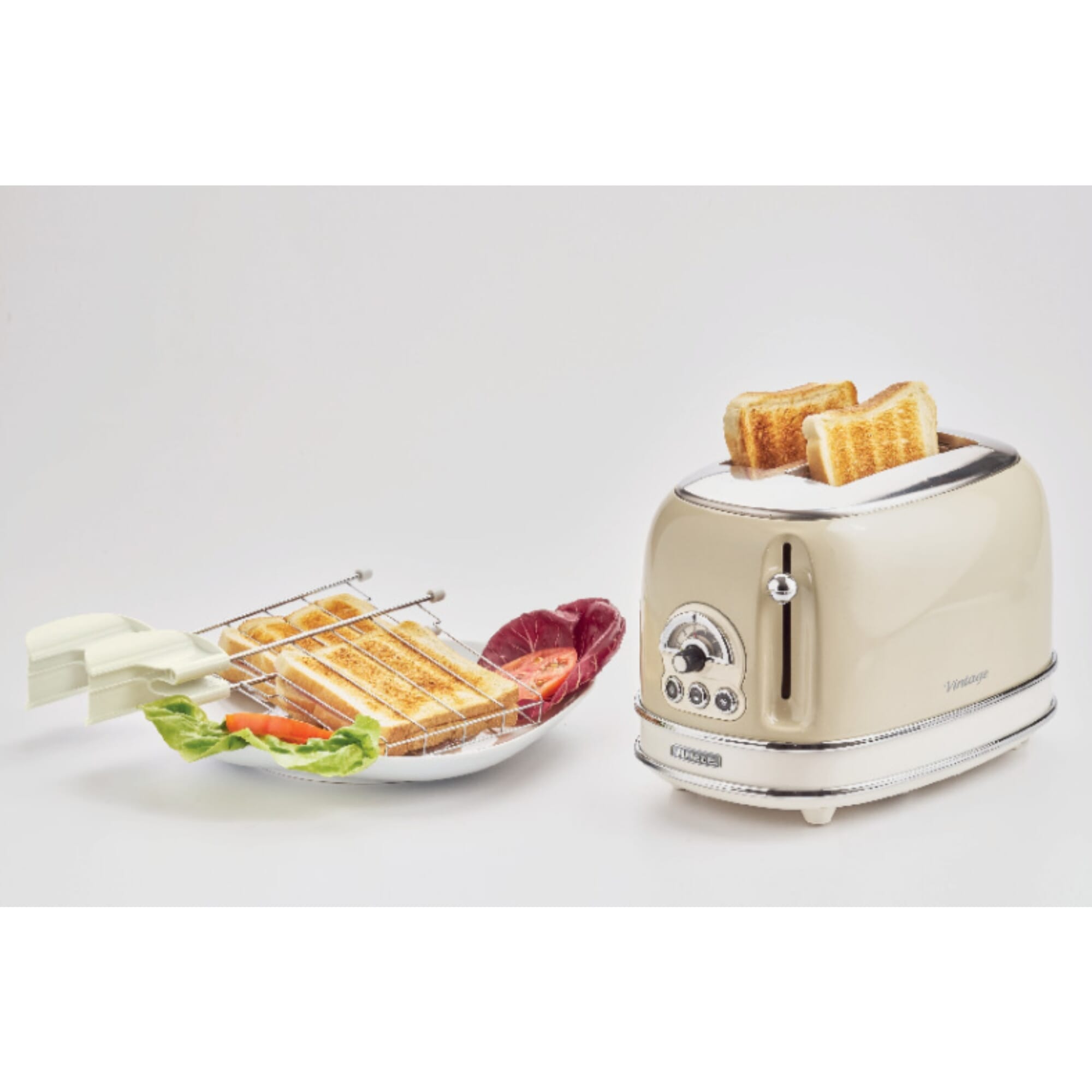 Tostadora Ariete Linea VINTAGE con pinzas