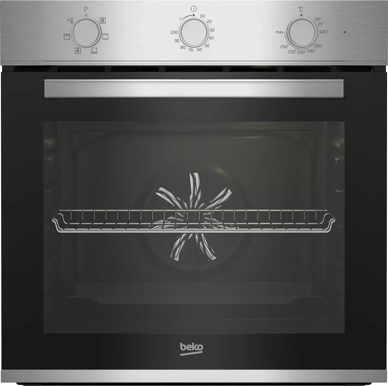 Horno de empotrar Beko mecánico con convector BBIE 12100