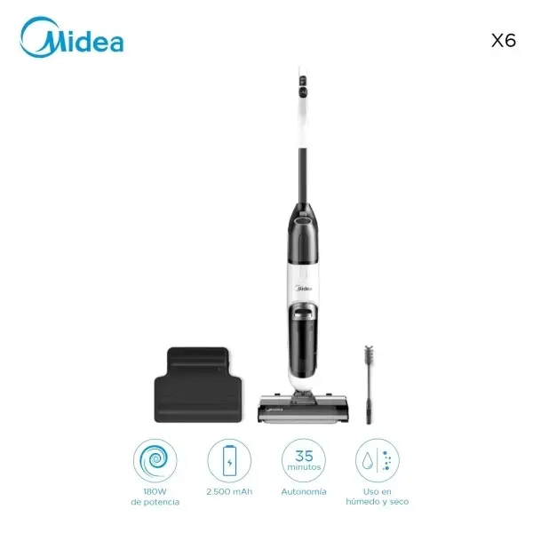 Aspiradora trapeadora Midea 3 en 1