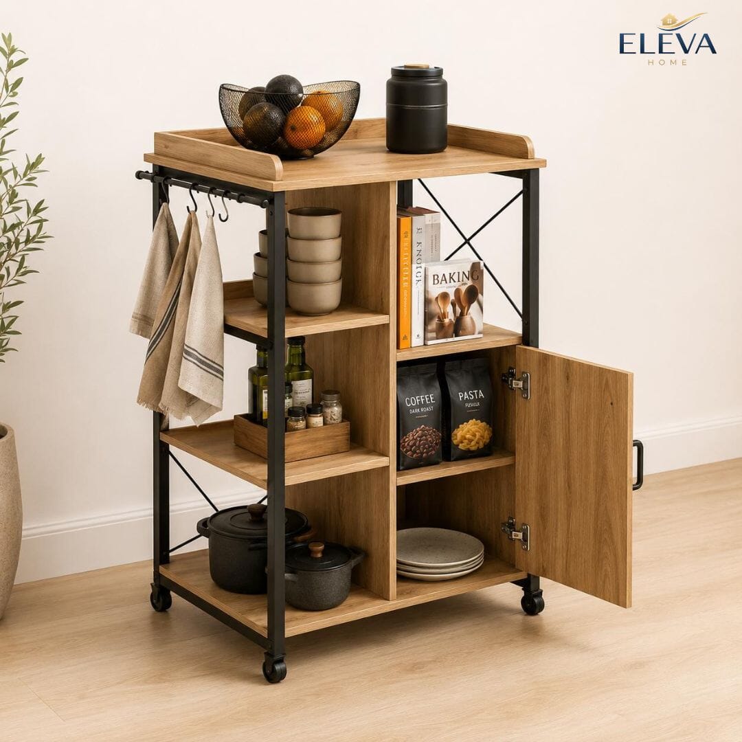 Mueble Multiuso Organizador, Línea Luna, Hierro