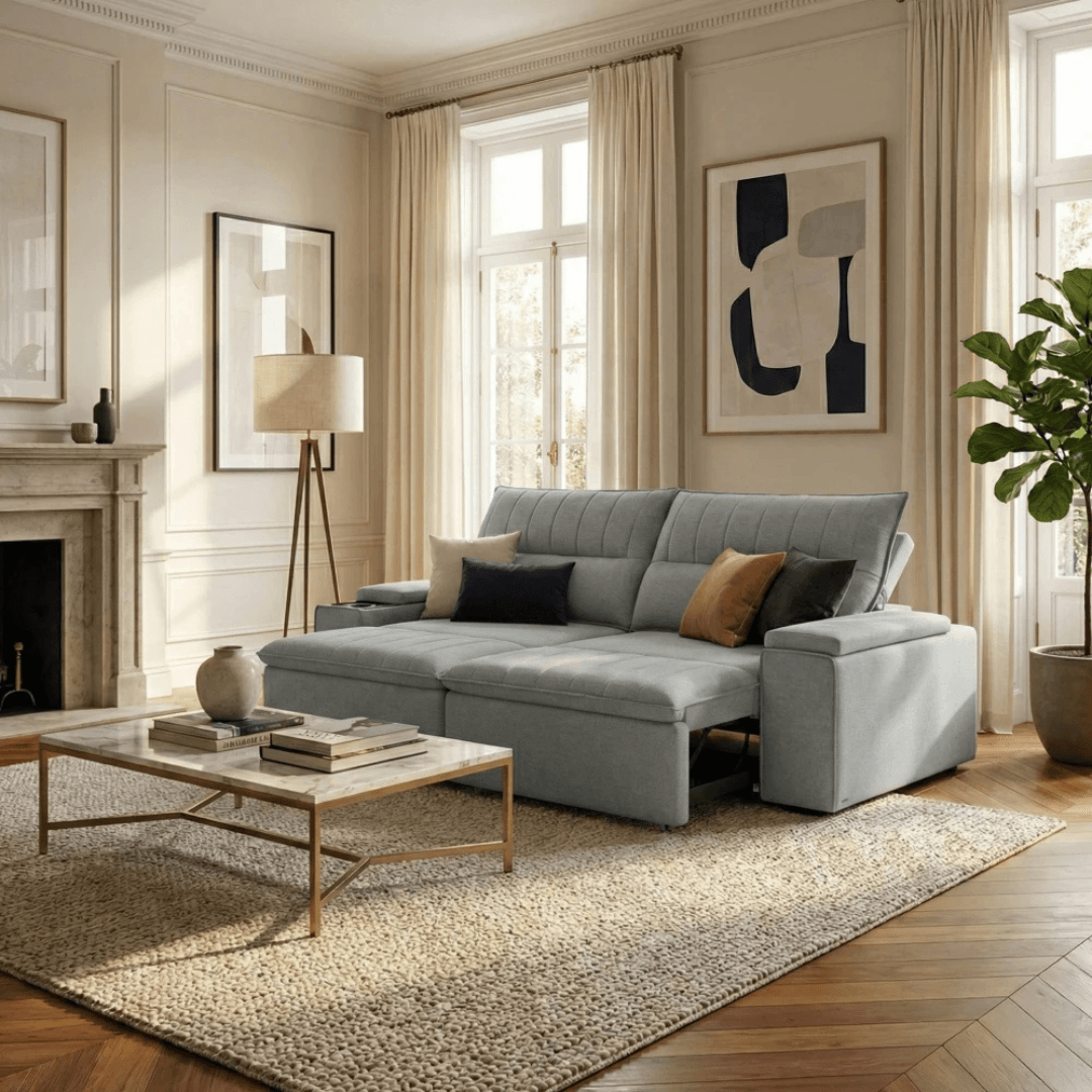 Sillón 3 cuerpos - Pavia - Gris