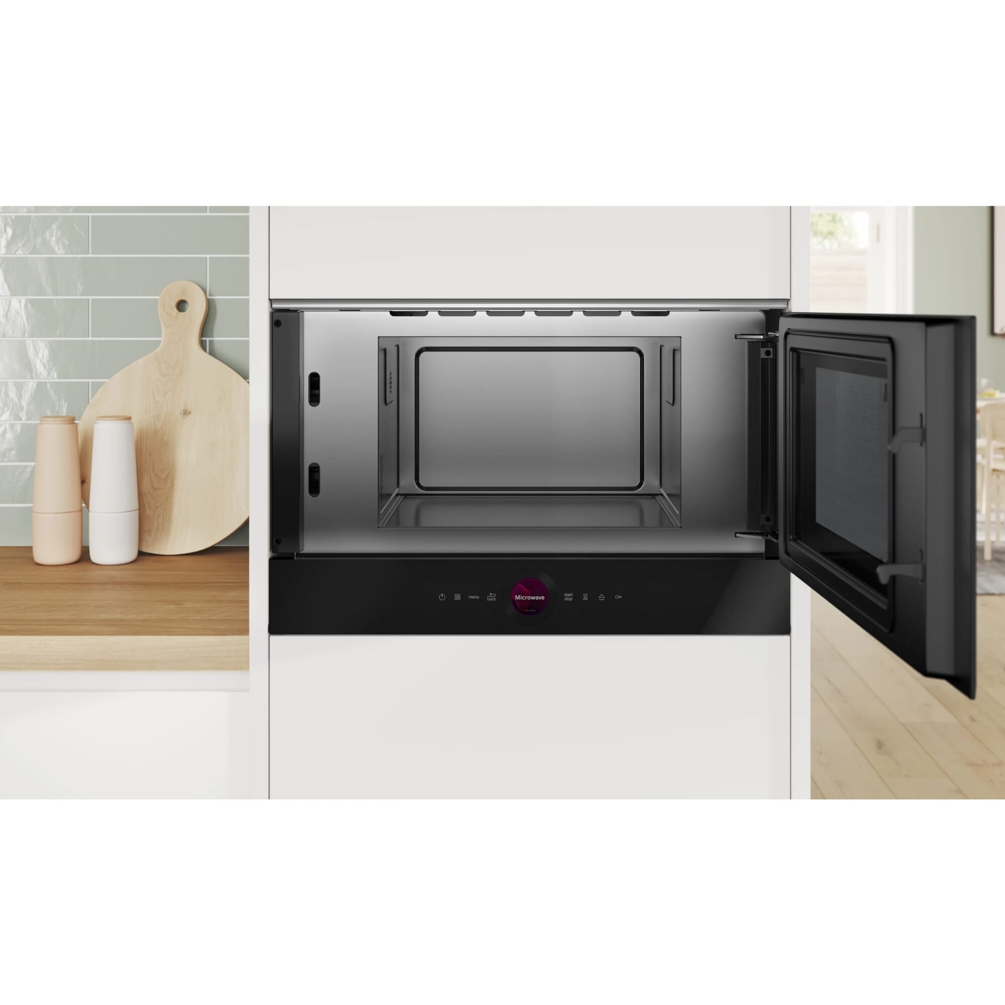 Microondas de empotrar Bosch 21 Liros Serie 8