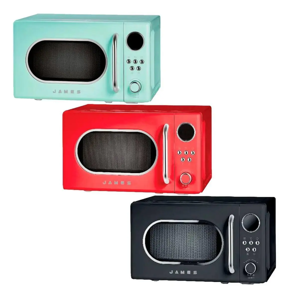Microondas James J 20 Retro Rv Verde 20l