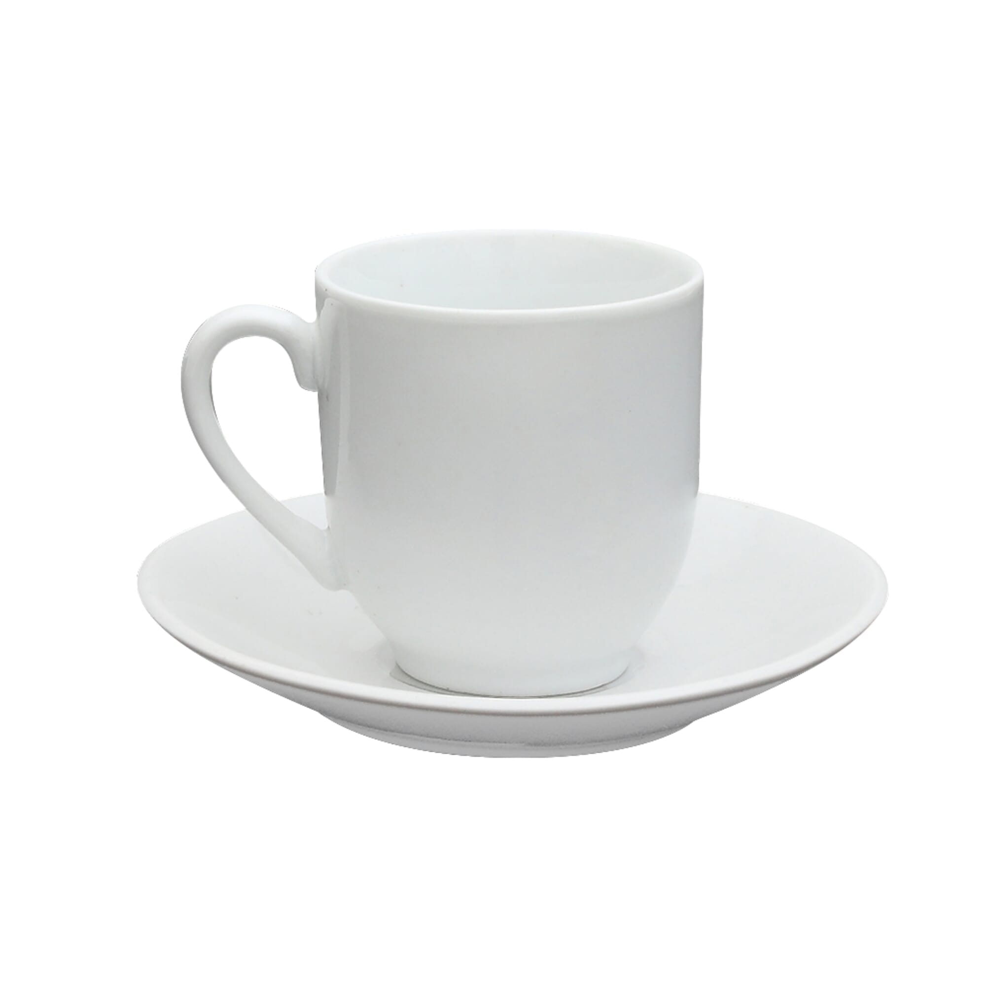 Taza de te 90 ml con plato porcelana SELECTA