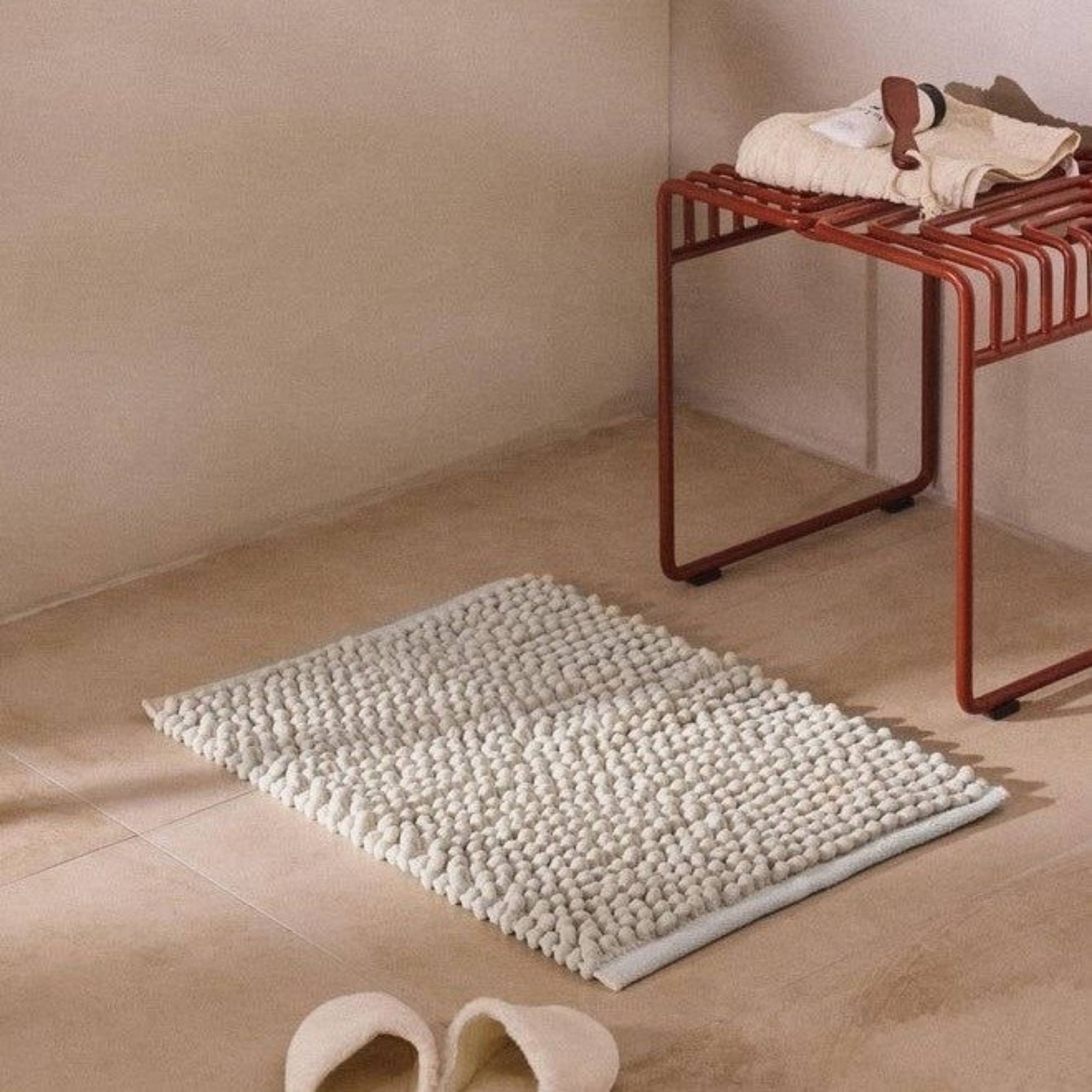 Alfombra para baño 40 x 60 cm bucle