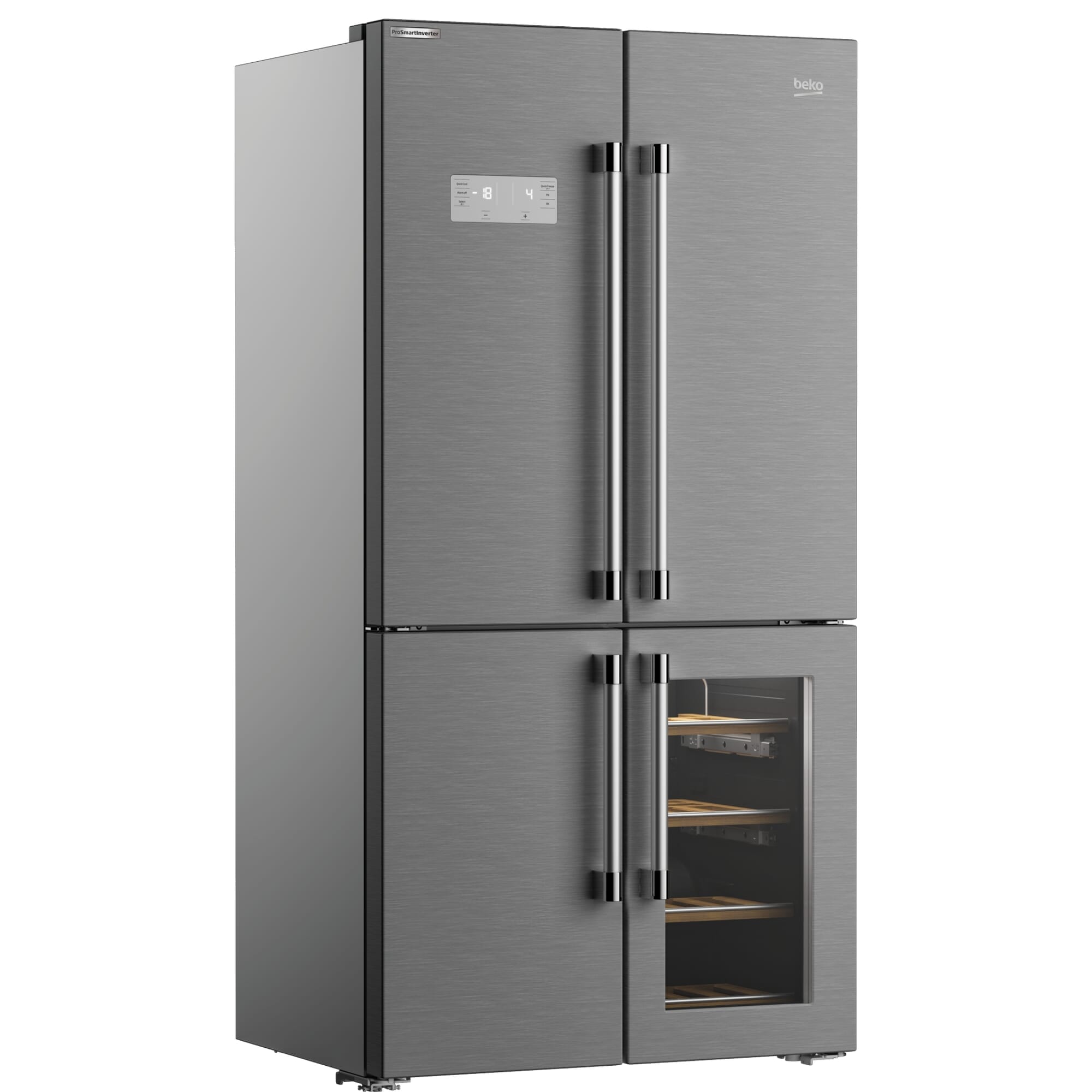 Heladera Side by Side Beko 610 Litros con cava de vino
