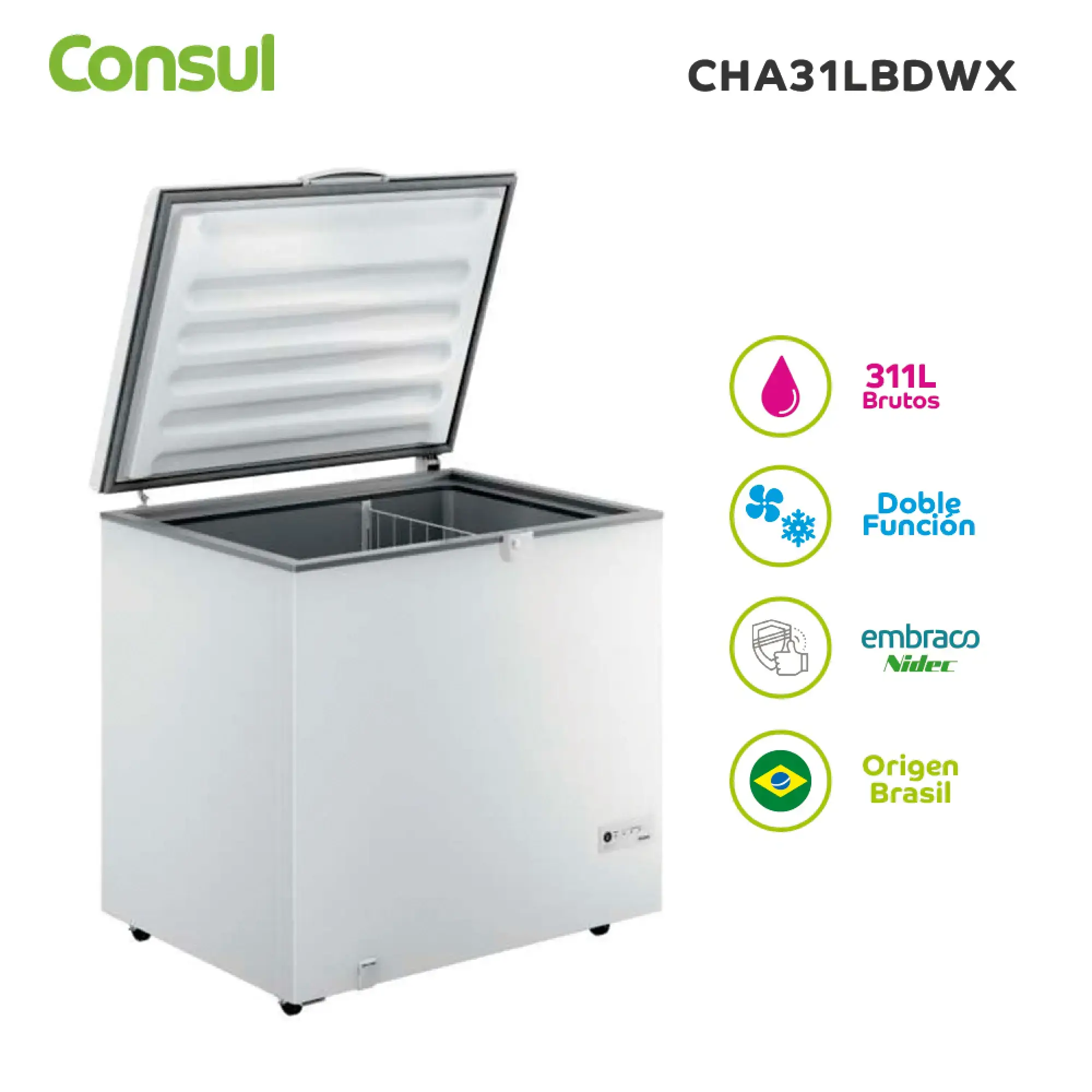 Freezer horizontal Consul 311 Litros