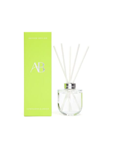 DIFUSOR DE AROMA 200ML LEMONGRASS/GINGER BLANCO