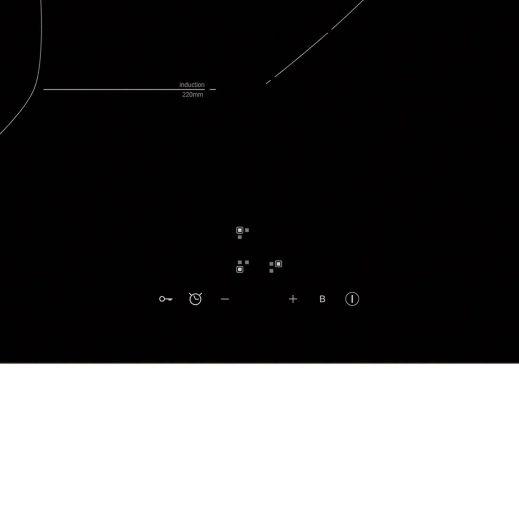 Anafe de induccion Edesa 3 zonas