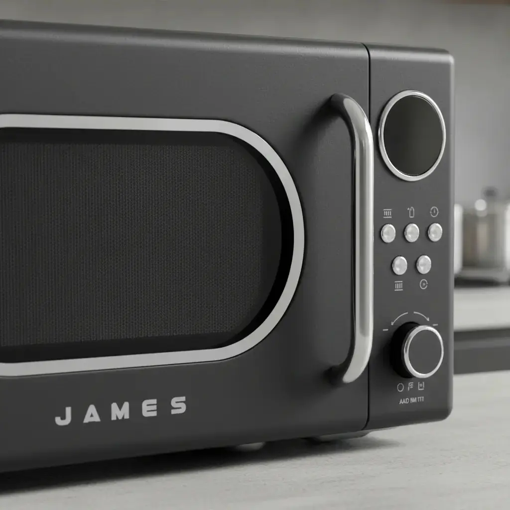 Microondas James Retro J 20 Rn Negro 20l