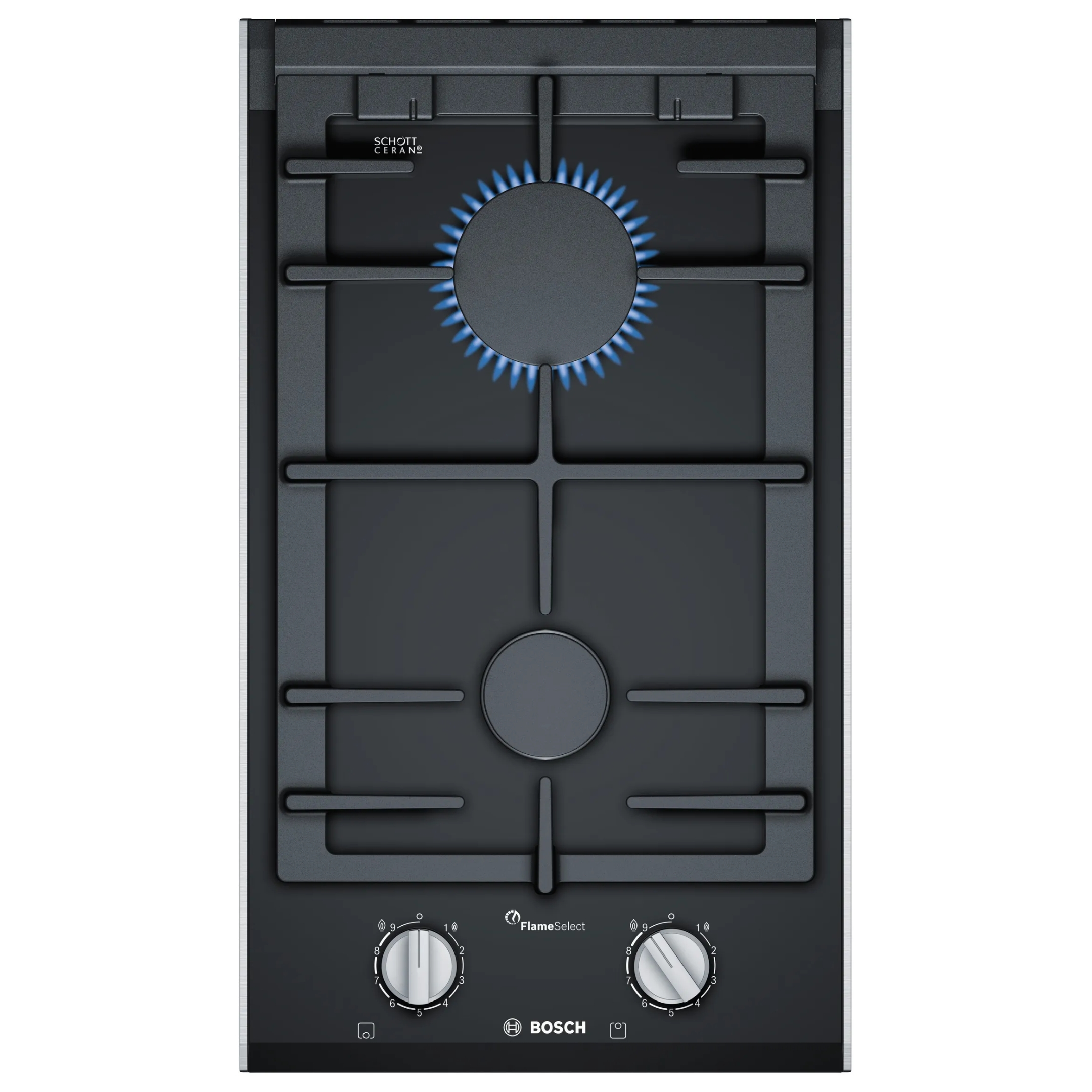 Anafe a gas Bosch 2 hornallas vidrio