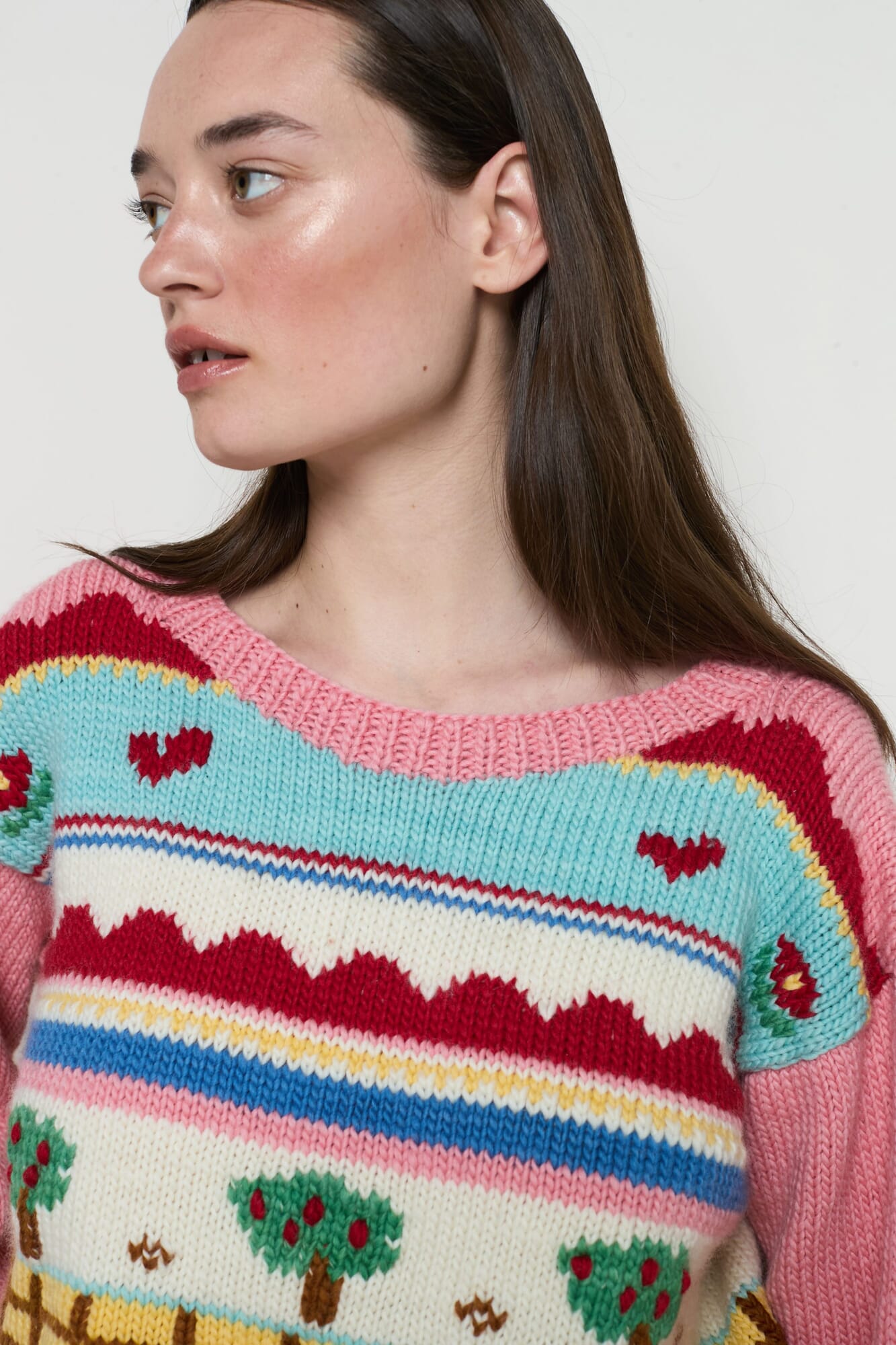 Pink Prado Sweater