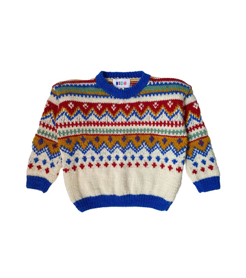 Blue Bariloche Sweater