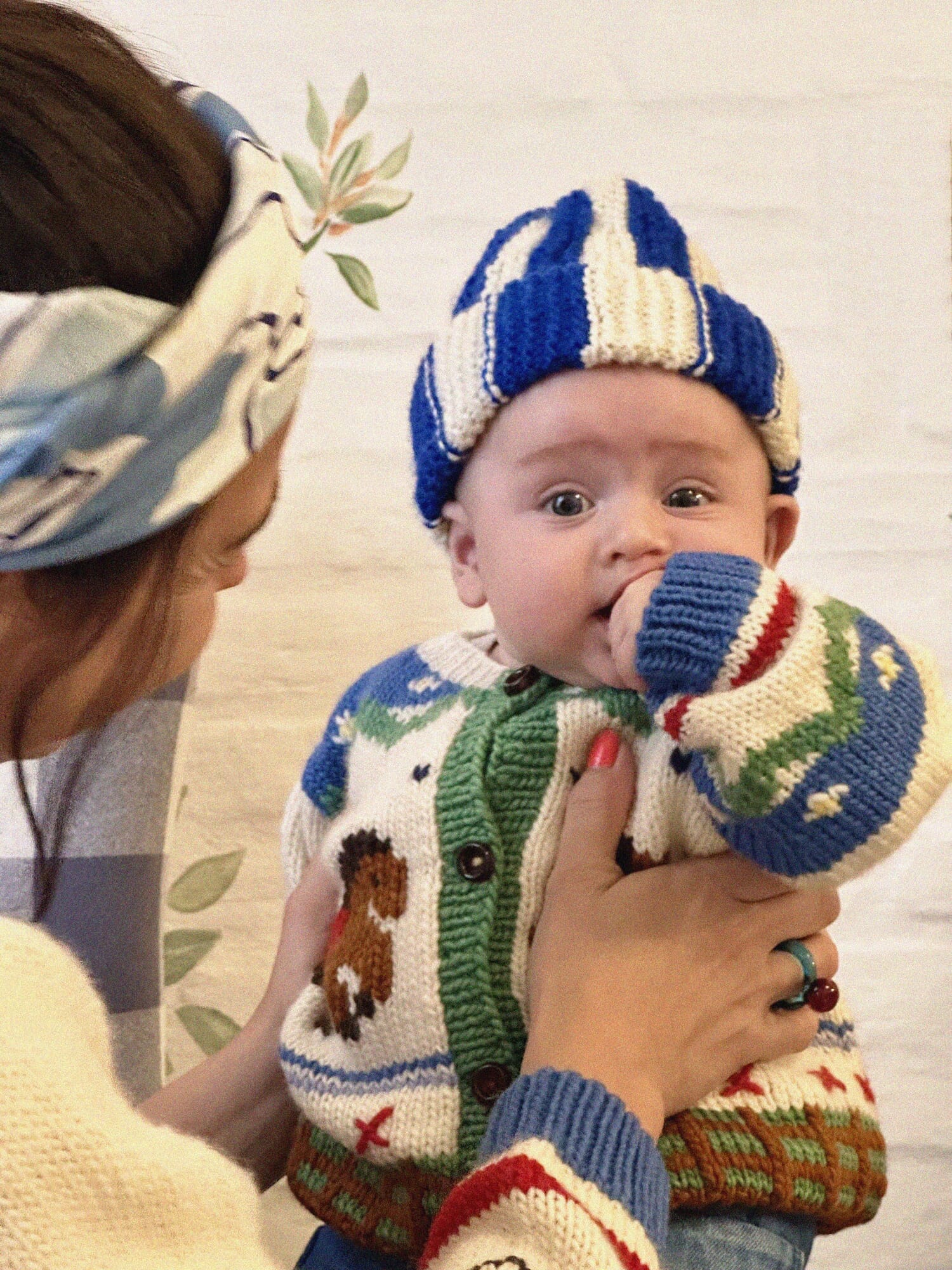 Stripe Beanie Hat