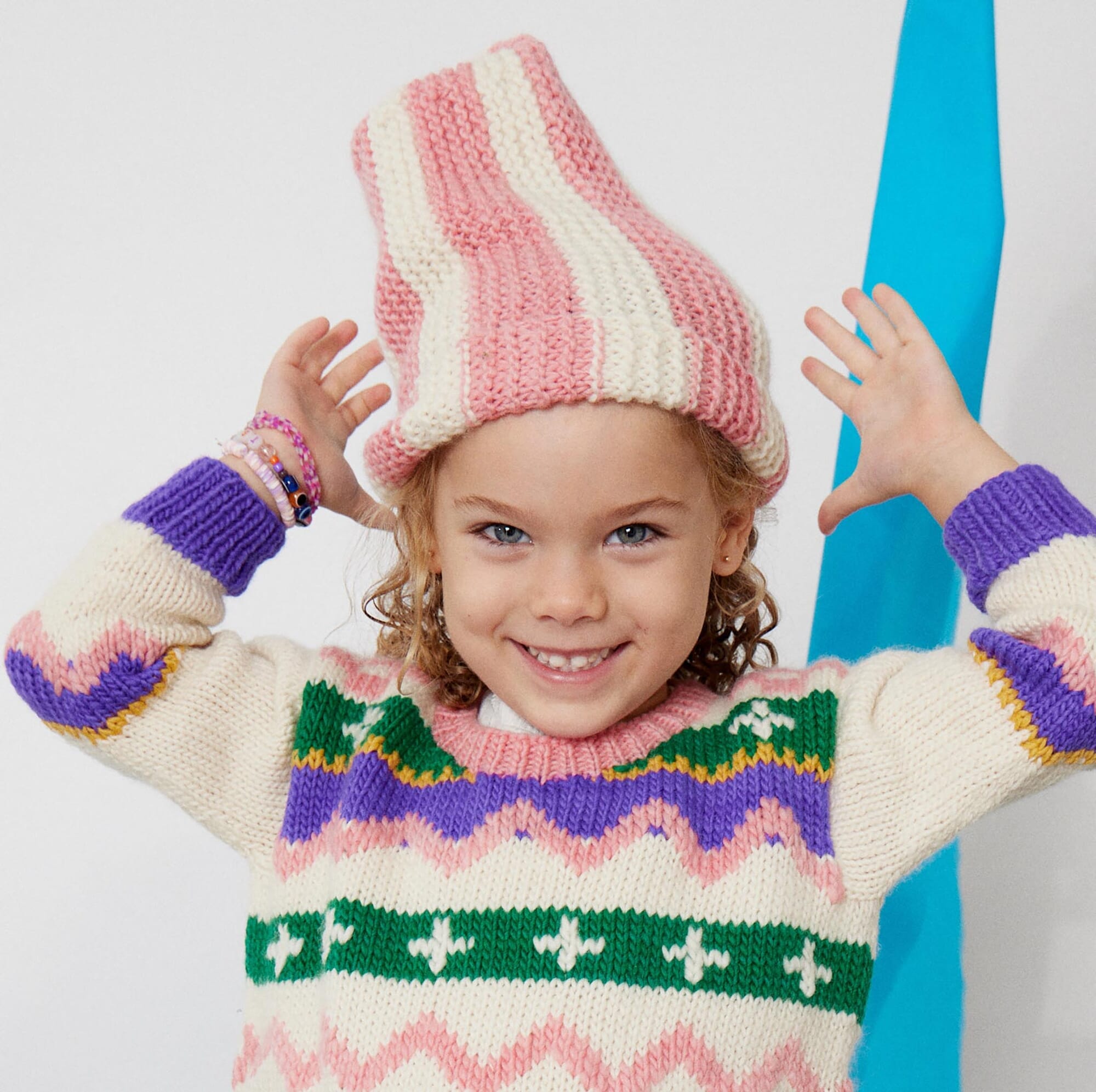 Stripe Beanie Hat