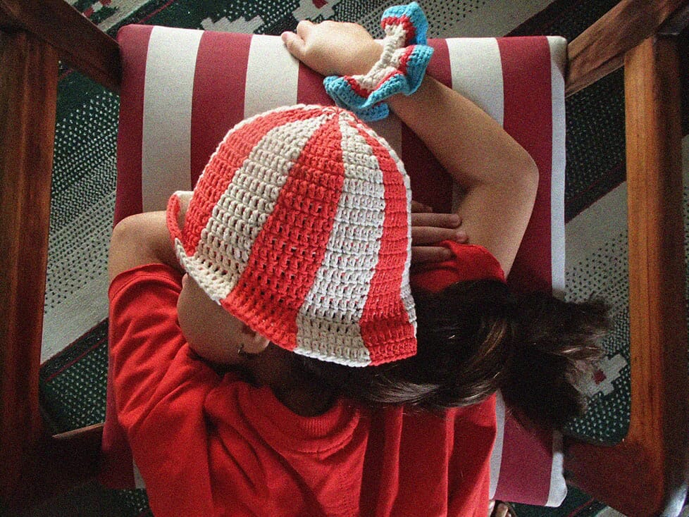 Crochet Stripe Hat