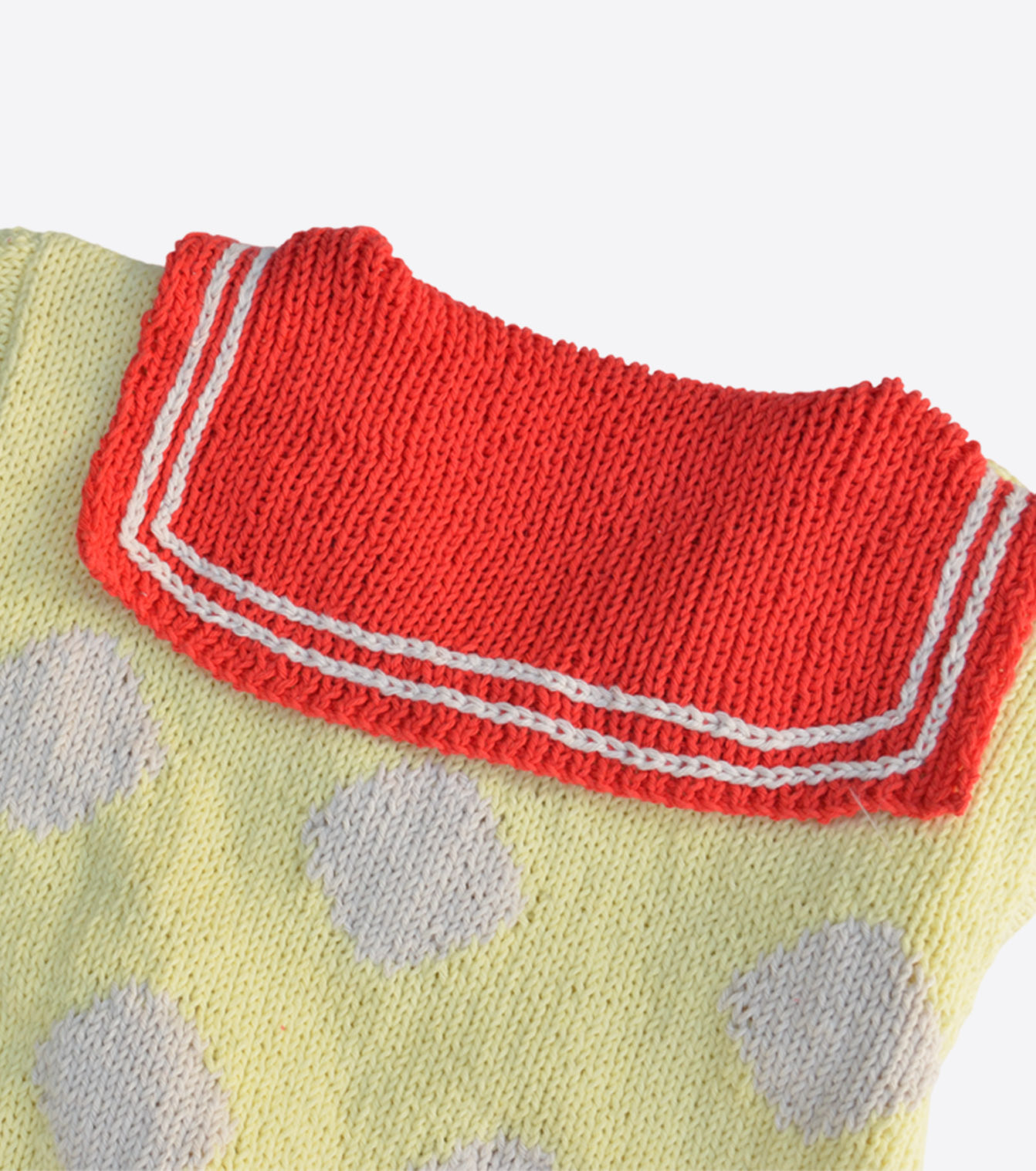 SIZE 6-7 / SAILOR DOTS SWEATER