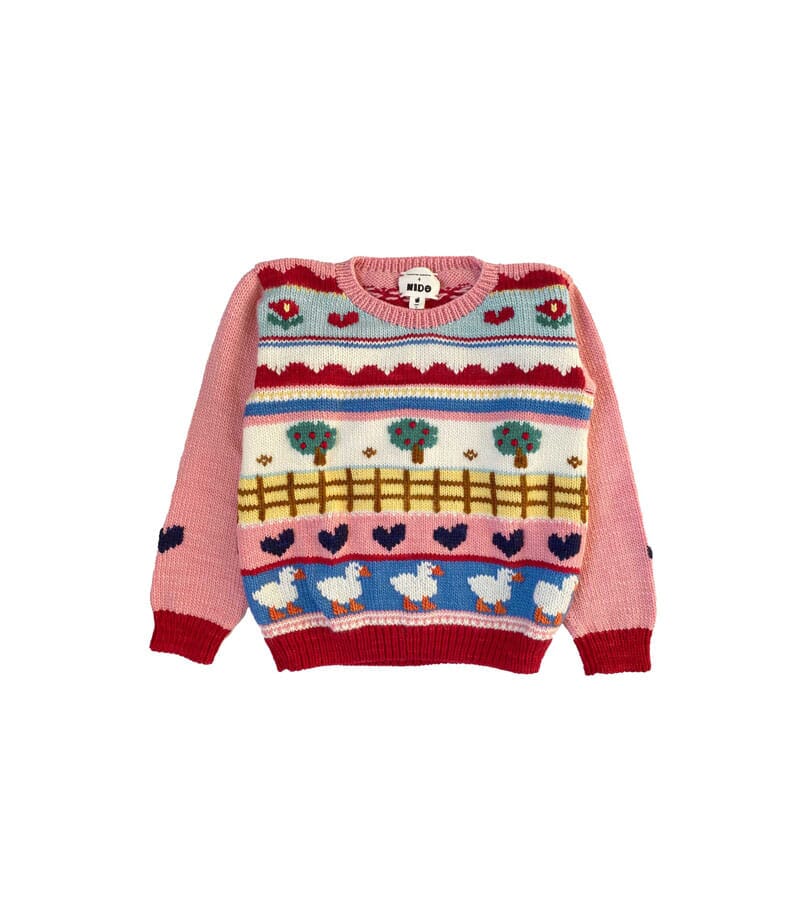 Pink Prado Sweater