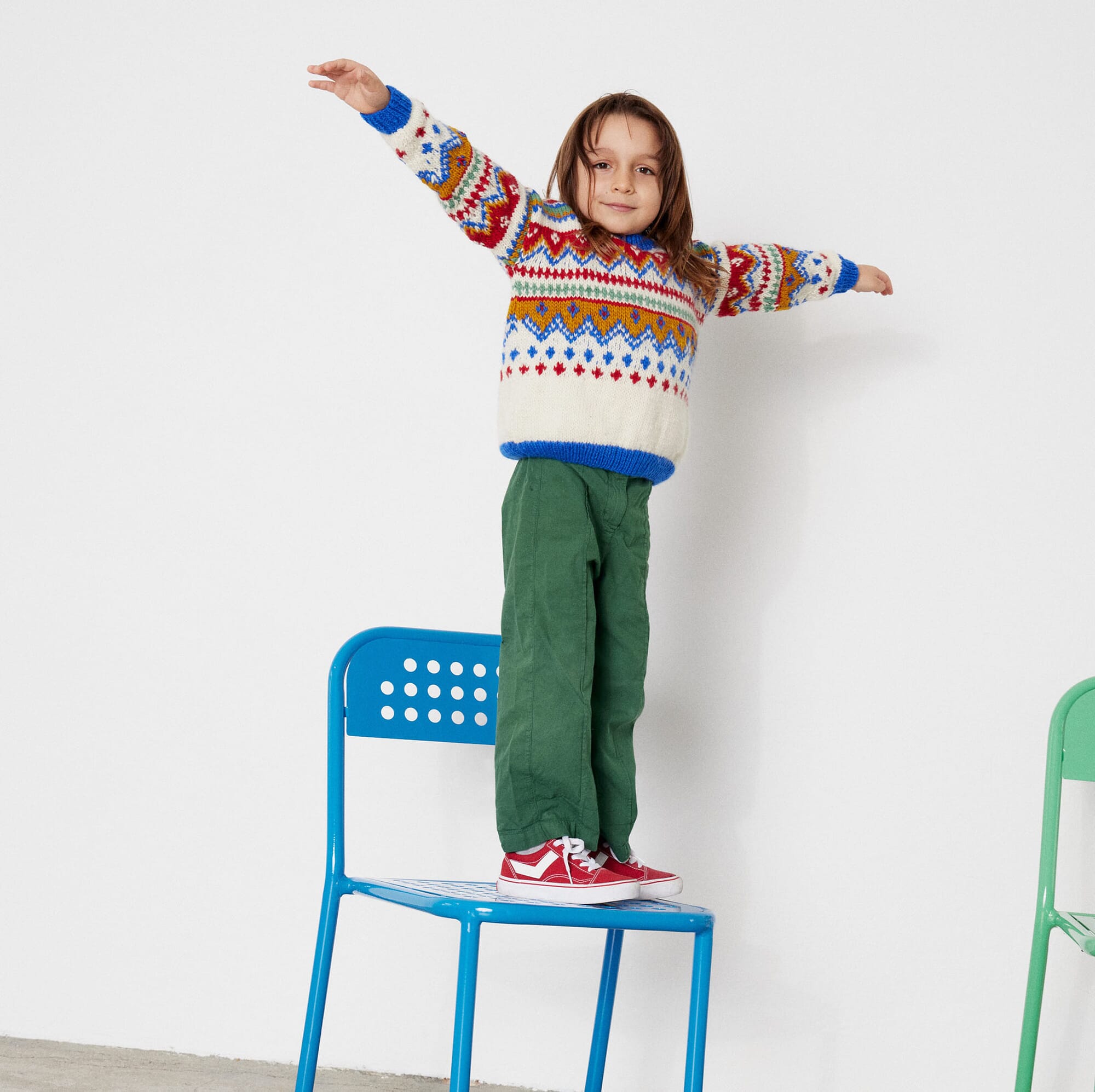 Blue Bariloche Sweater