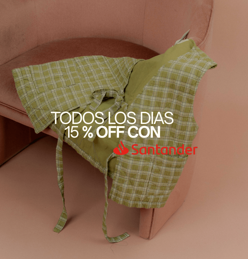 15% CON SANTANDER 