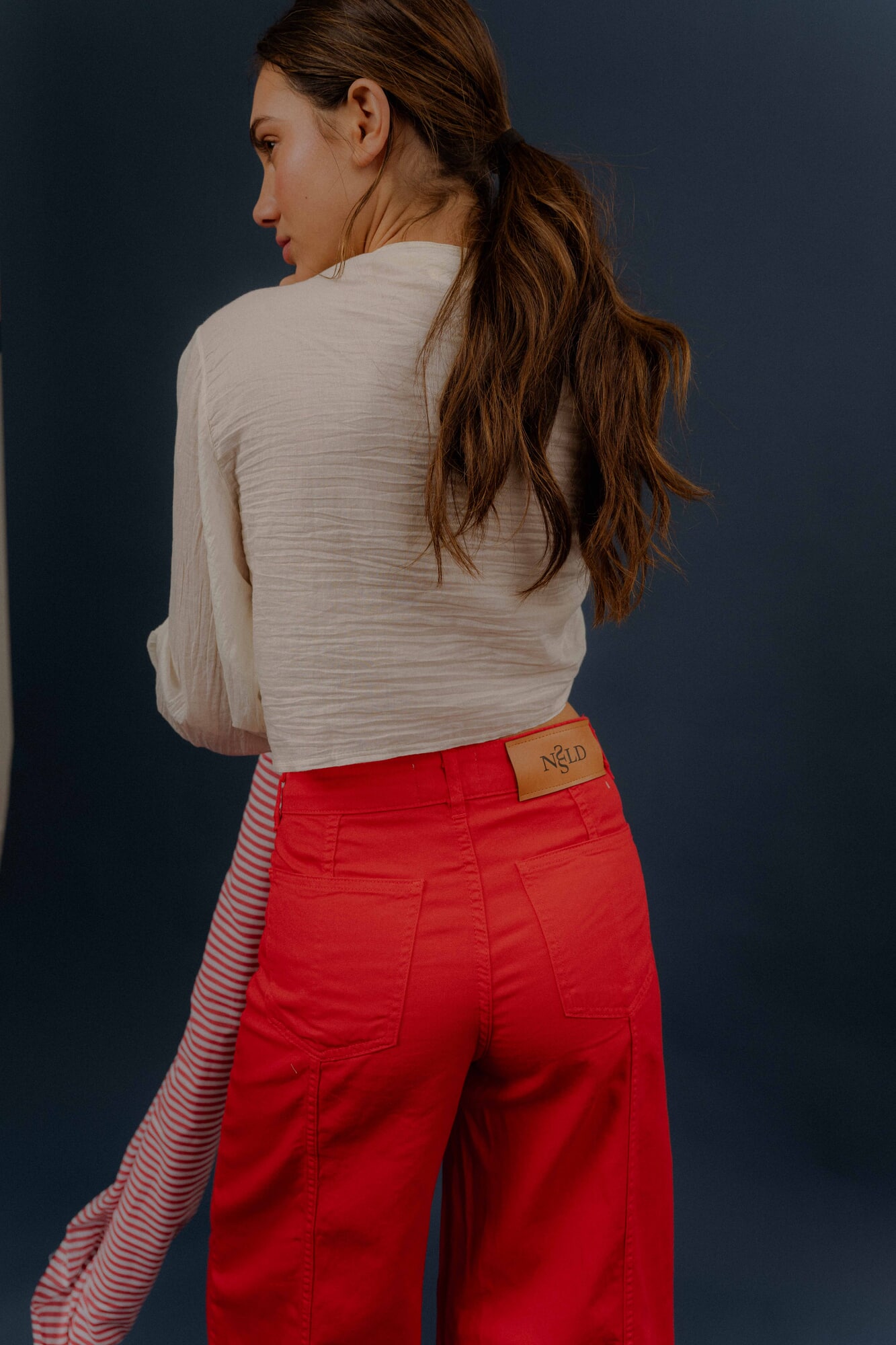 PANTALON AMARANTO
