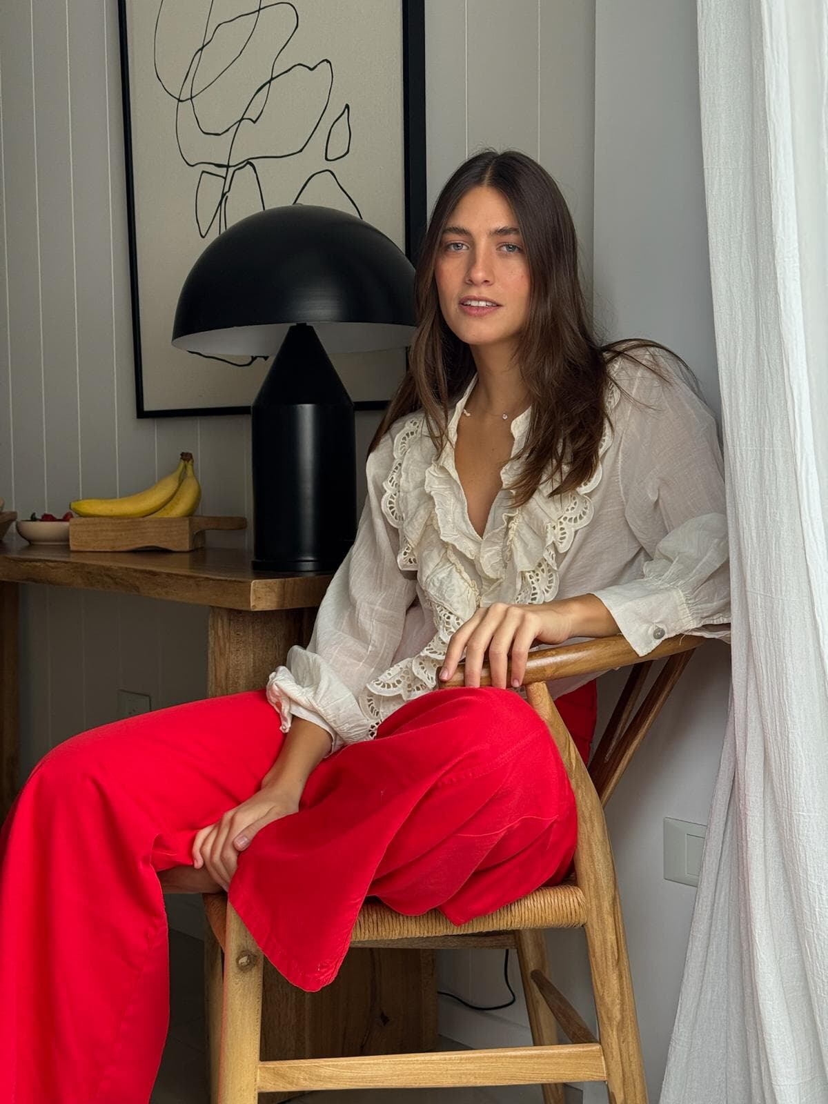 PANTALON AMARANTO