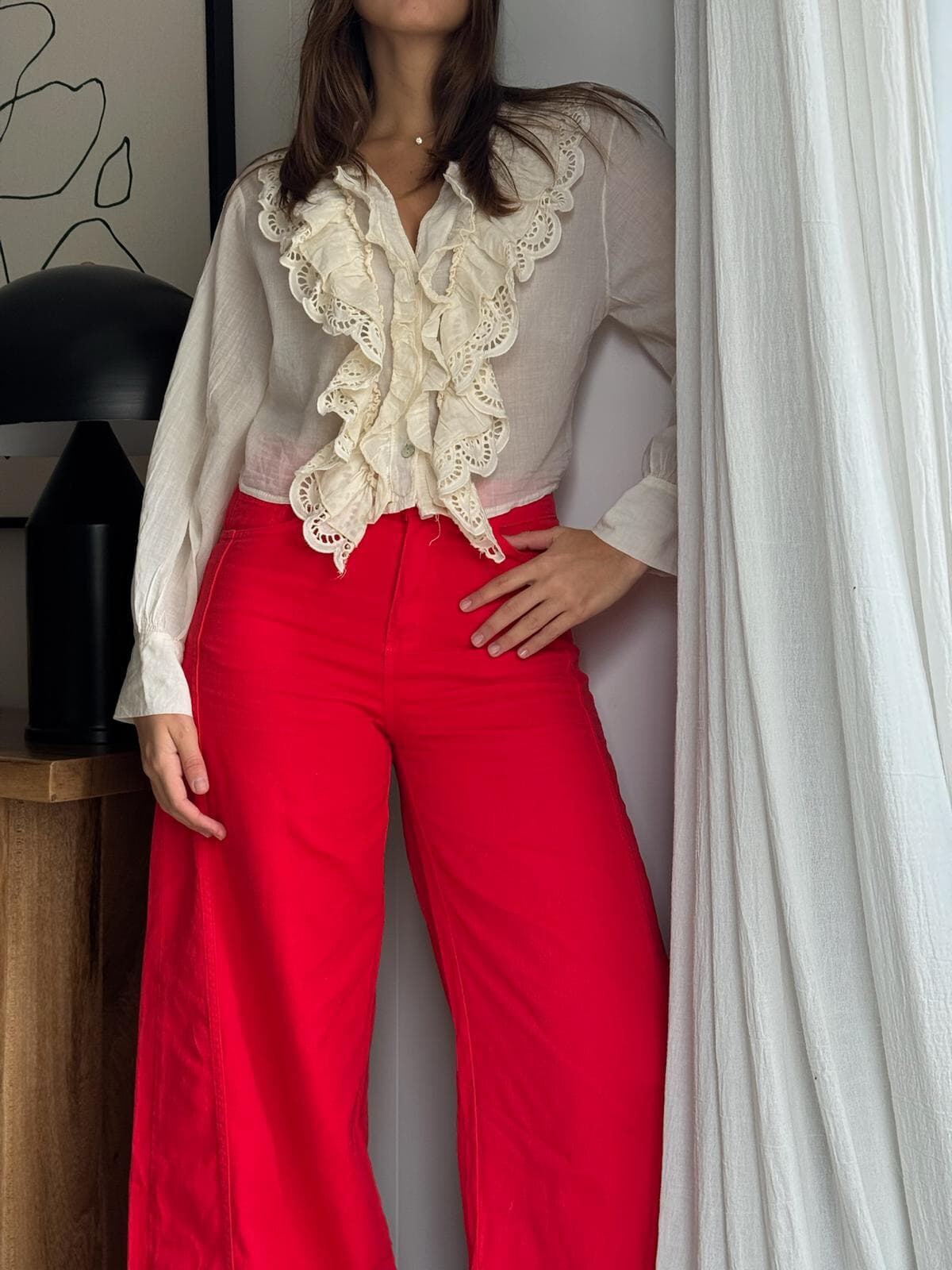 PANTALON AMARANTO