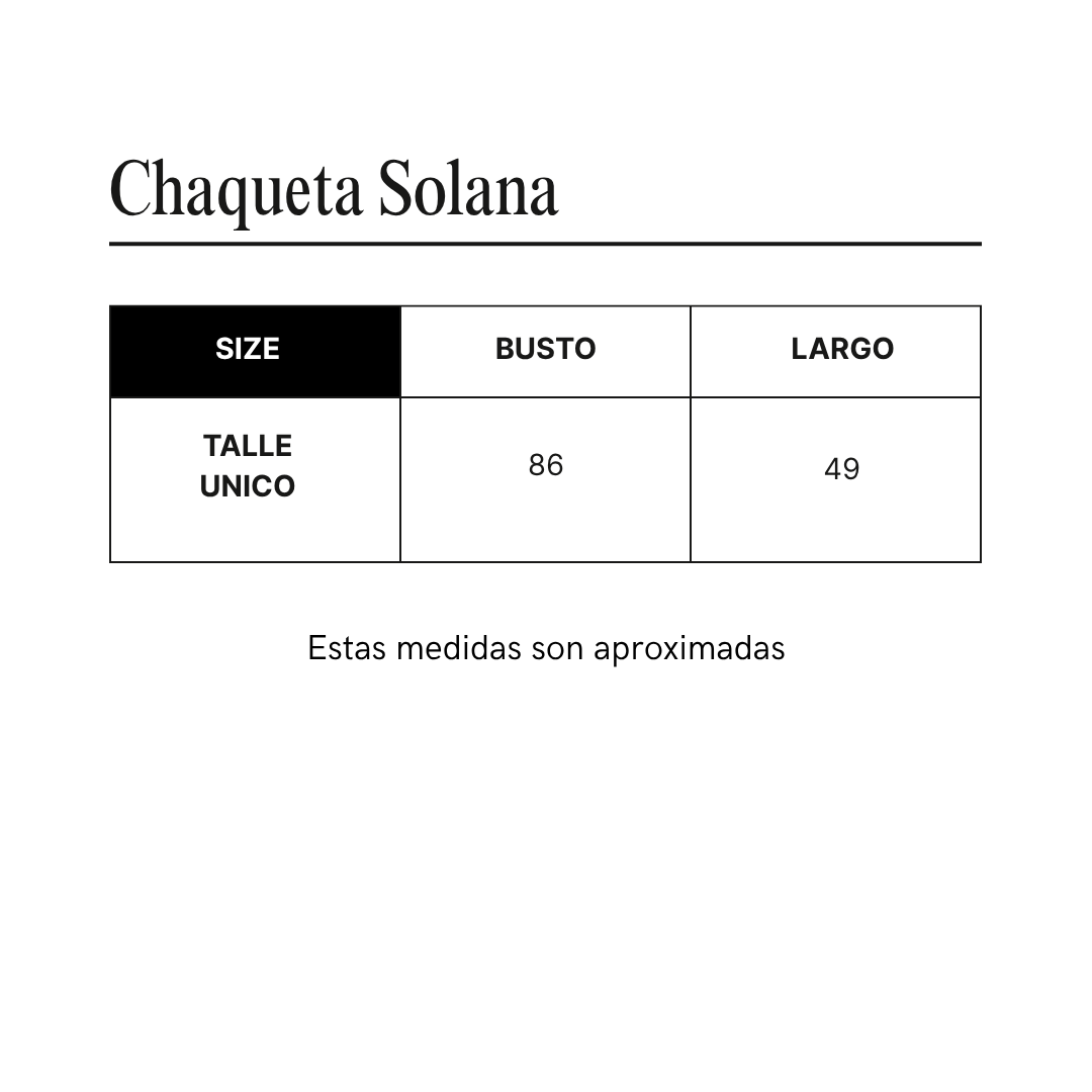 Guía de talles