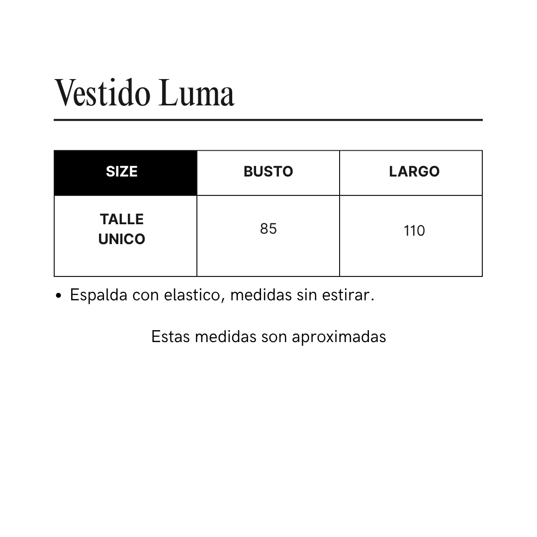 Guía de talles
