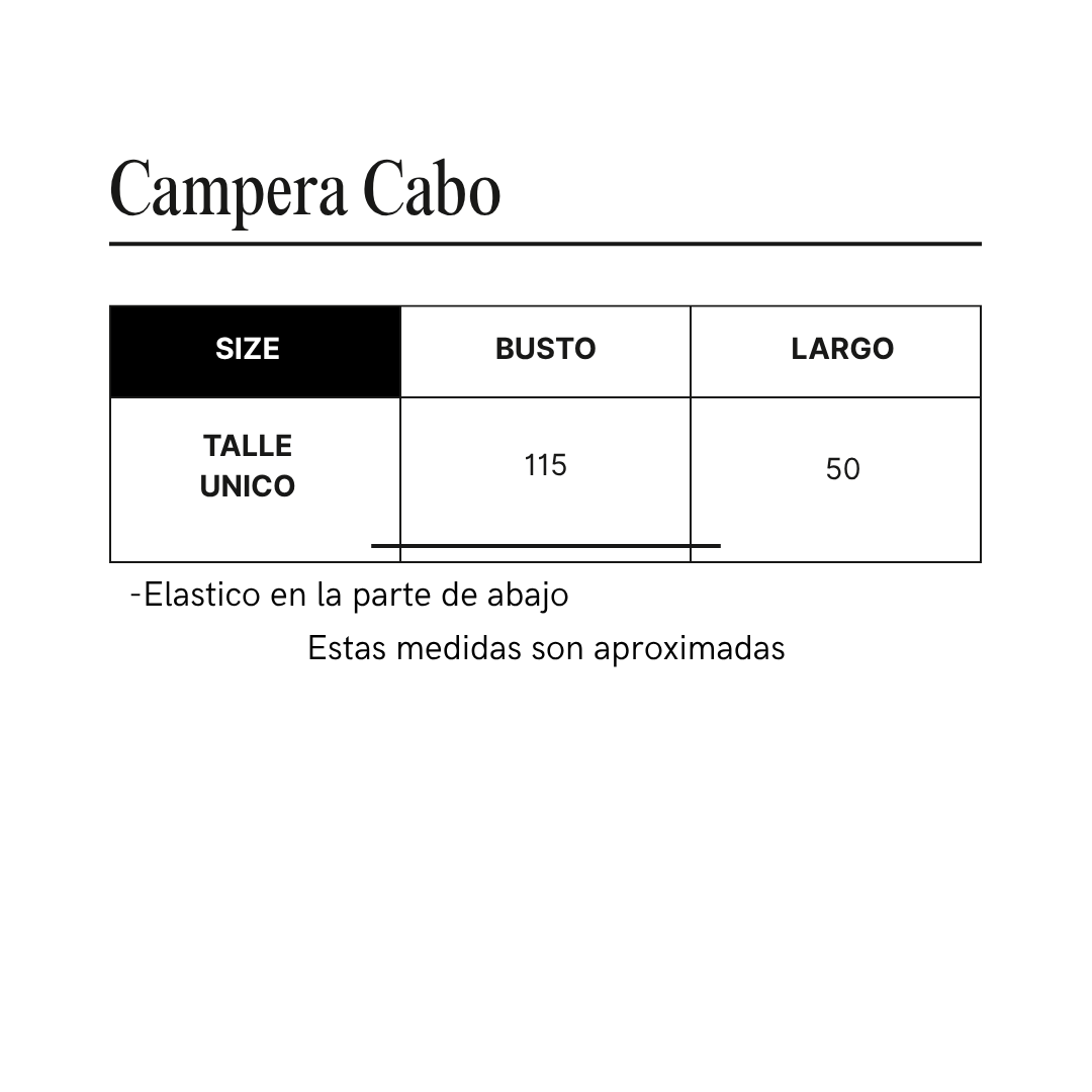 Guía de talles