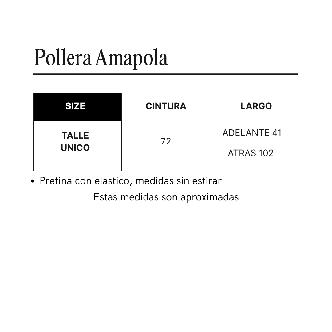 Guía de talles