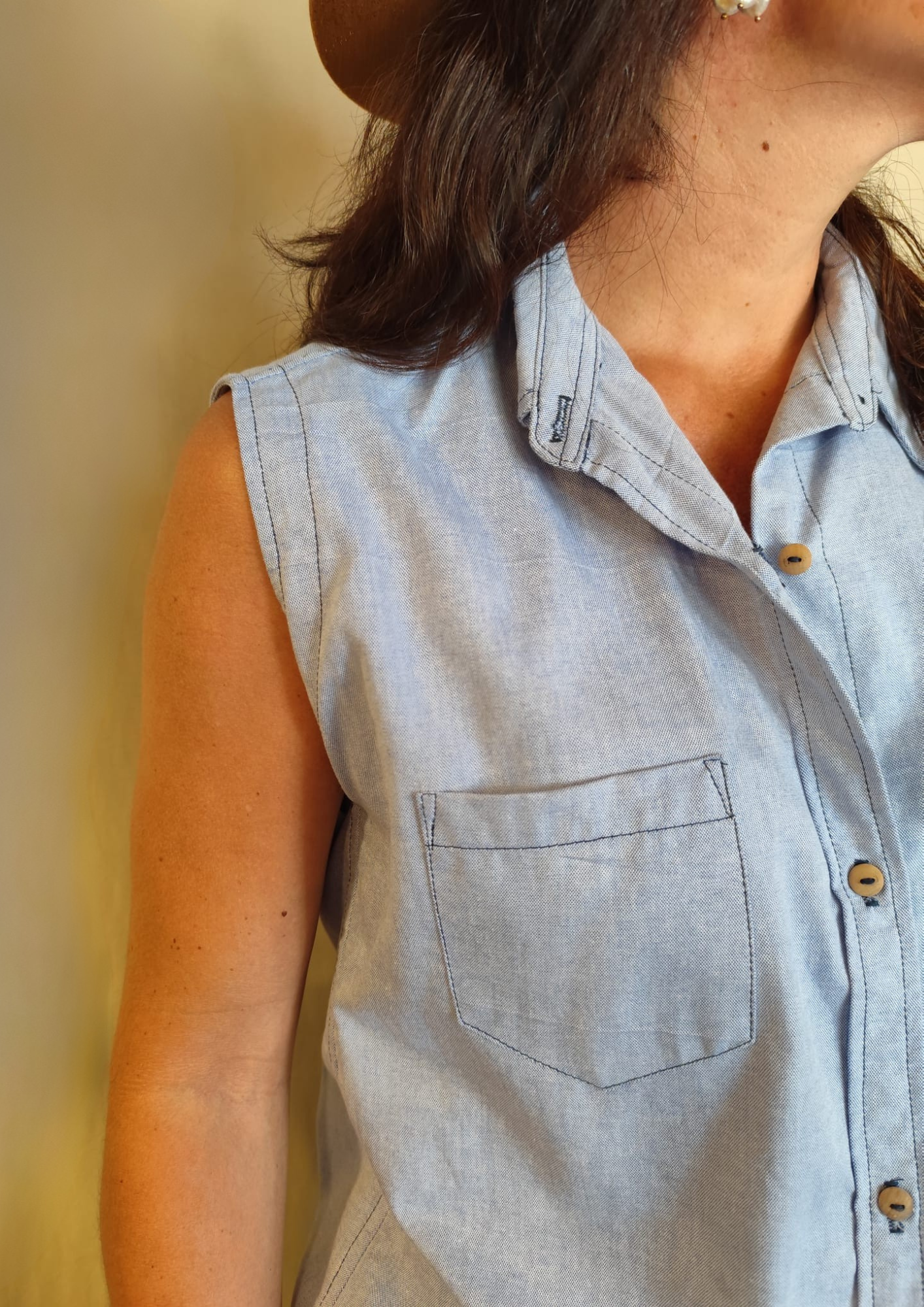 Camisa de siempre sin mangas