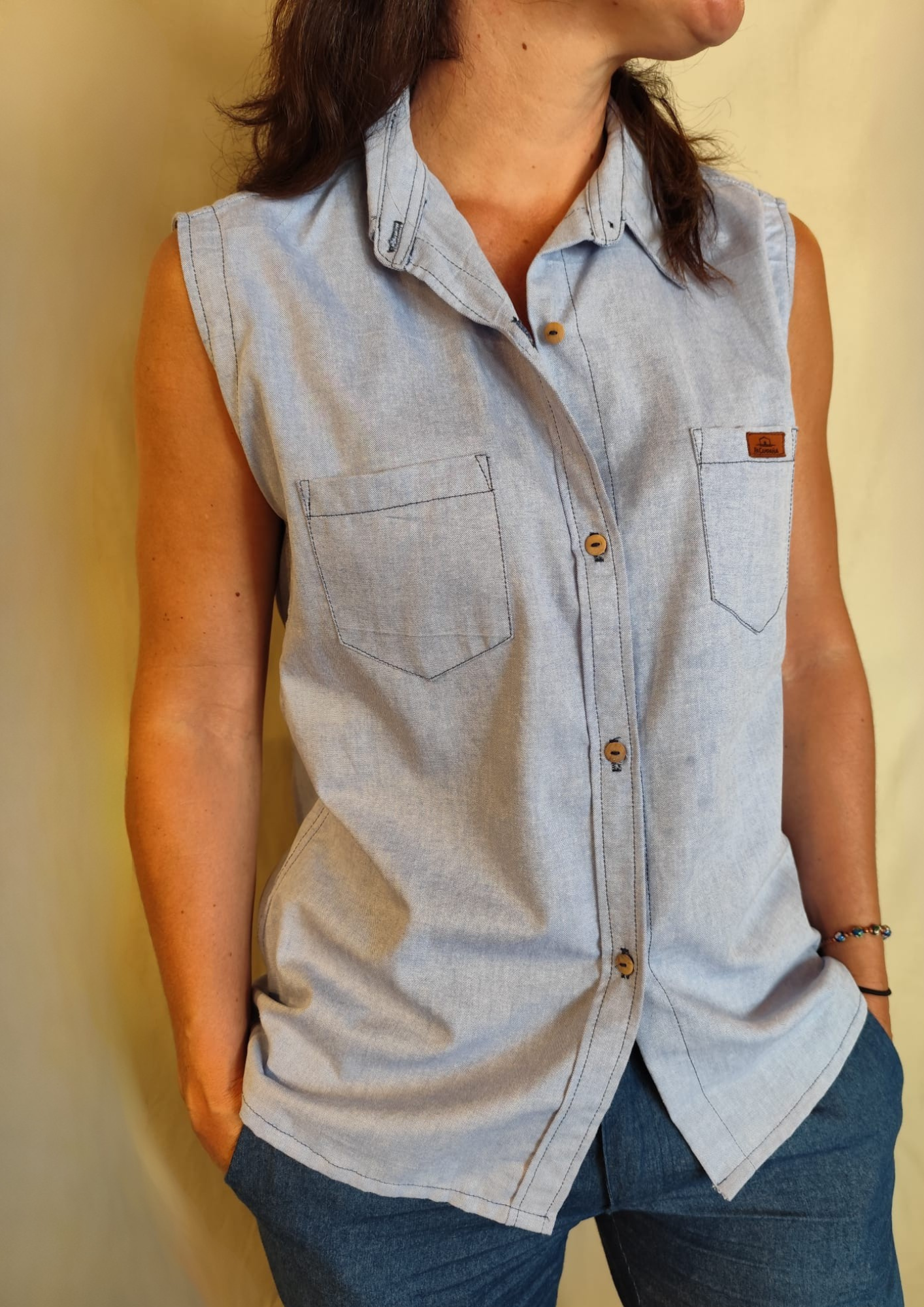 Camisa de siempre sin mangas