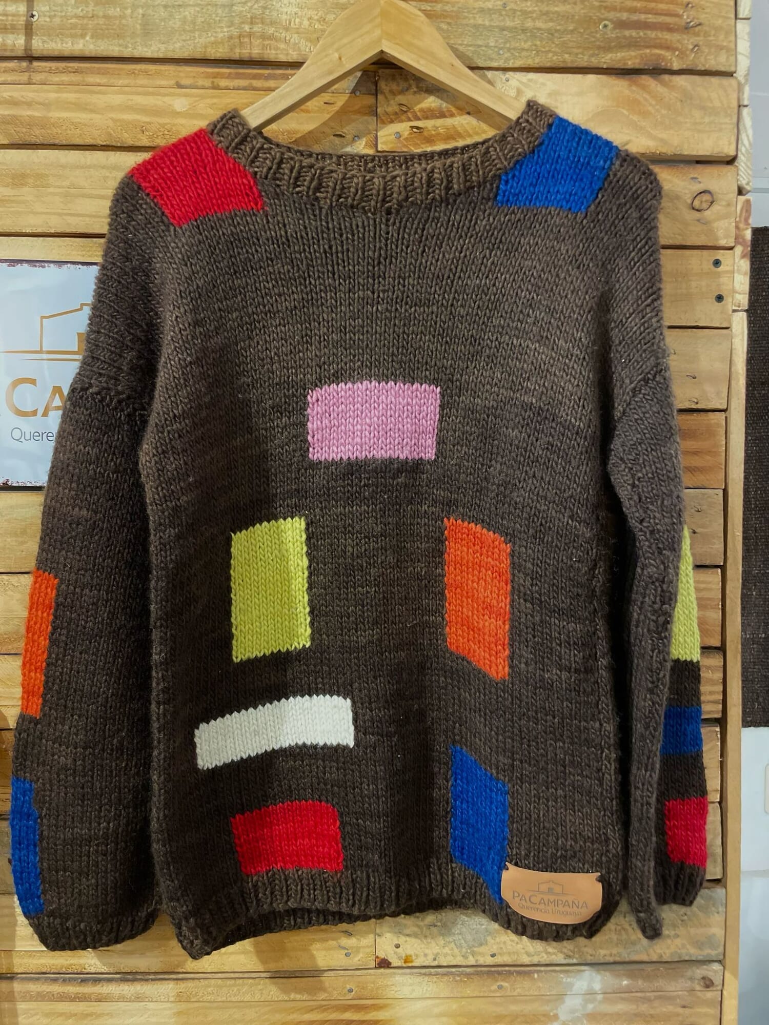 Buzo Geometrico Lana Merino