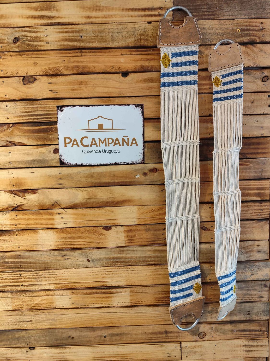 Barriguera tejida de algodón con espejo