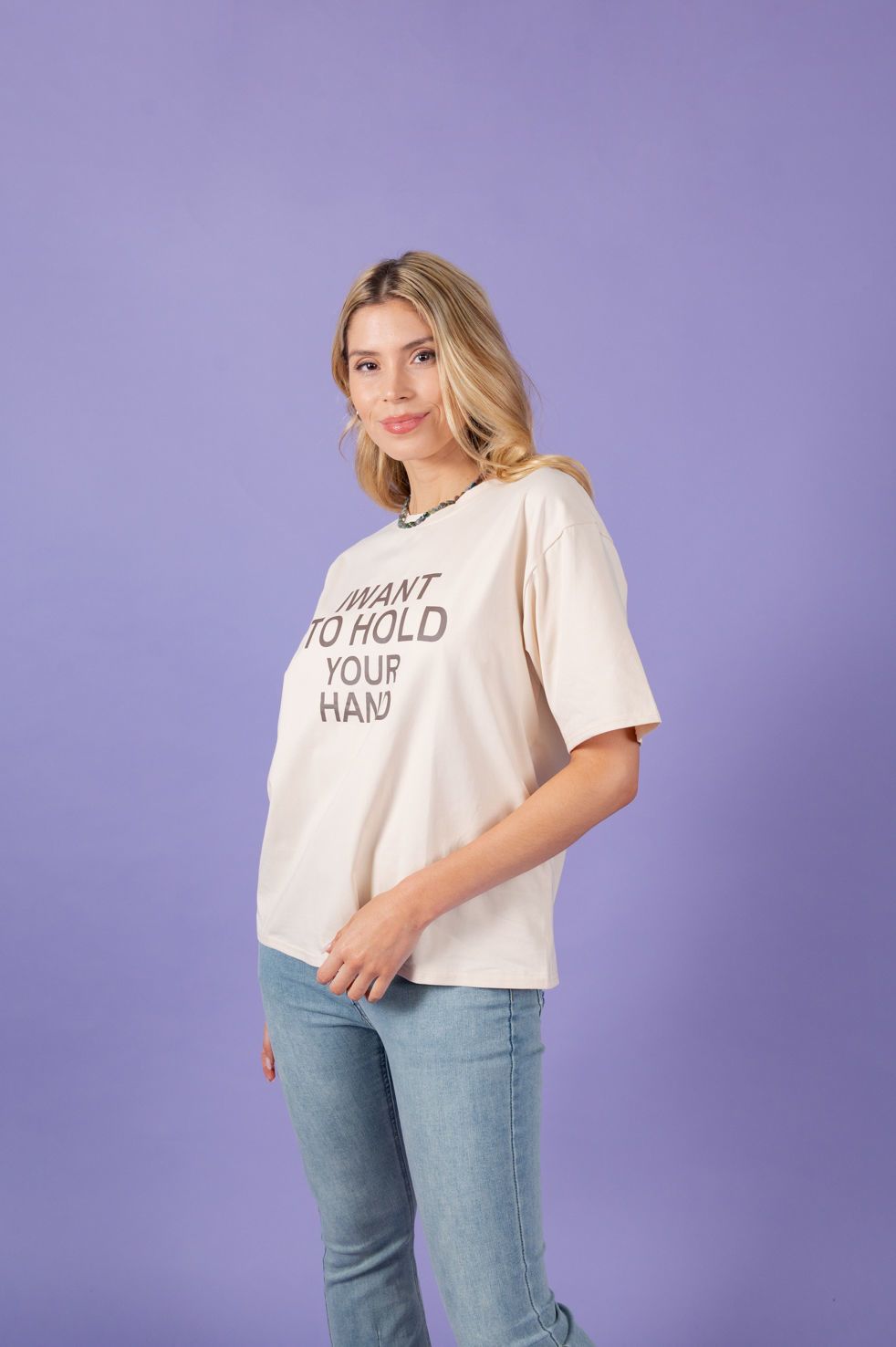T-SHIRT ESTAMPA HOLD