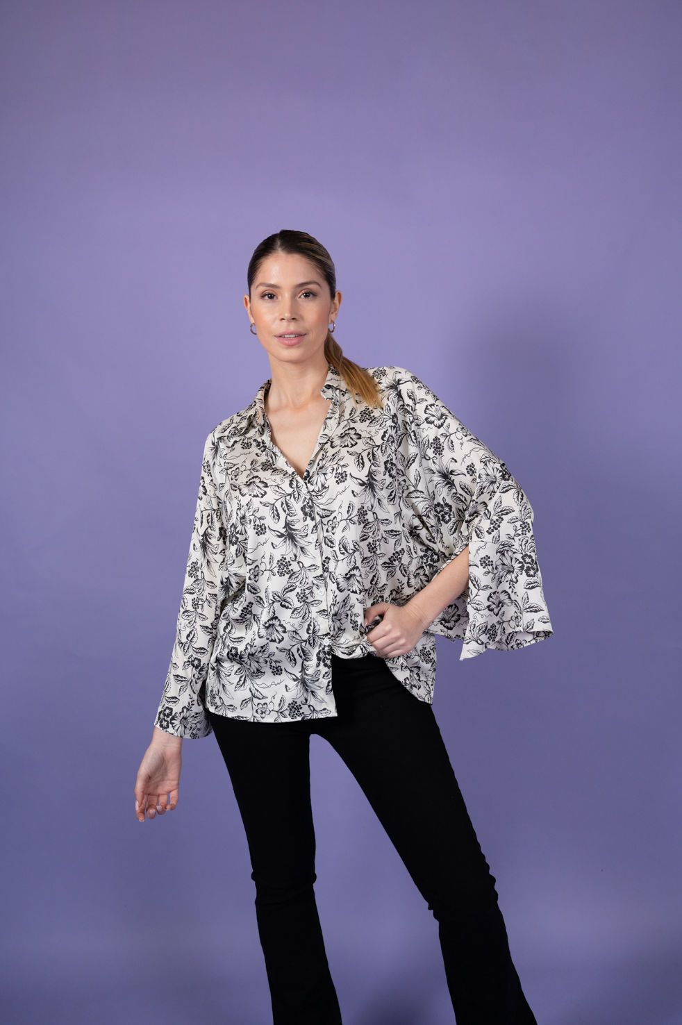 CAMISA LAVANDA
