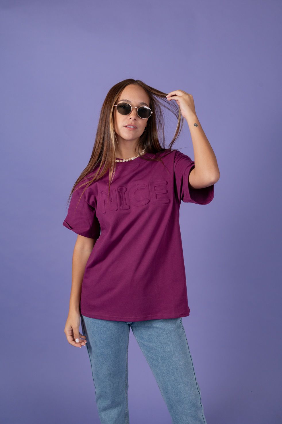 T-SHIRT ESTAMPA NICE