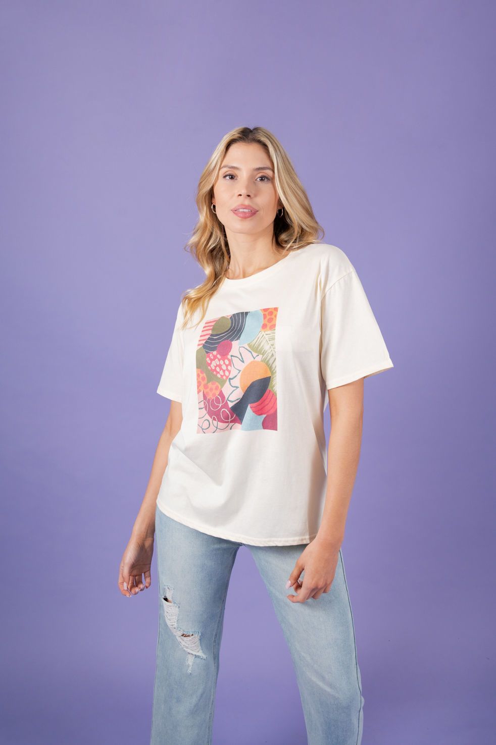 T-SHIRT ESTAMPA PAINT