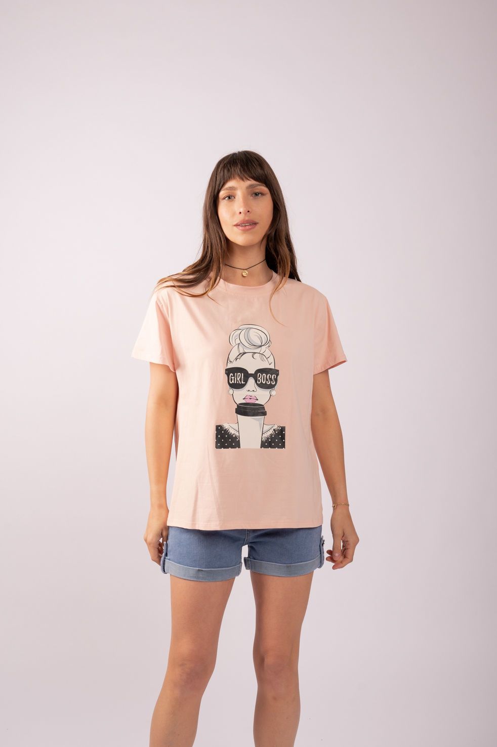 T-SHIRT ESTAMPADA BOSS