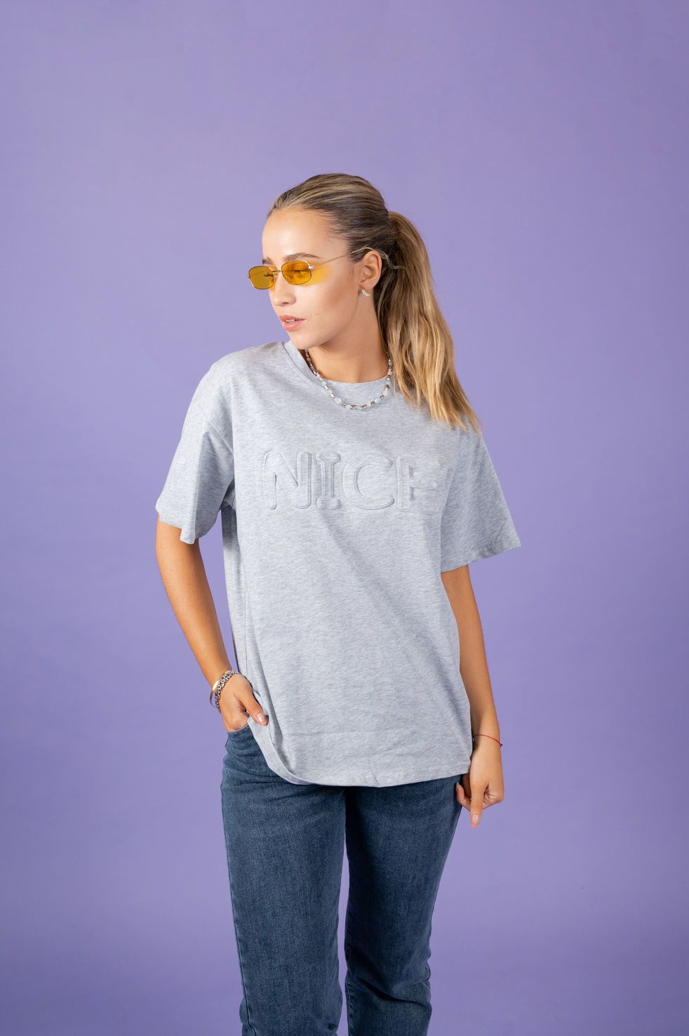 T-SHIRT ESTAMPA NICE